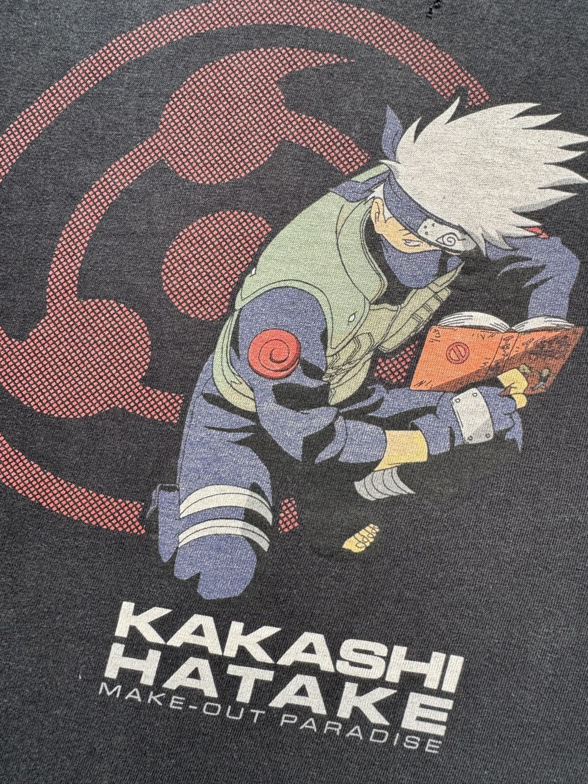 Vintage 00s Kakashi Makeout Paradise Naruto Anime Tee Shirt Lain DBZ Size US M / EU 48-50 / 2 - 5 Thumbnail