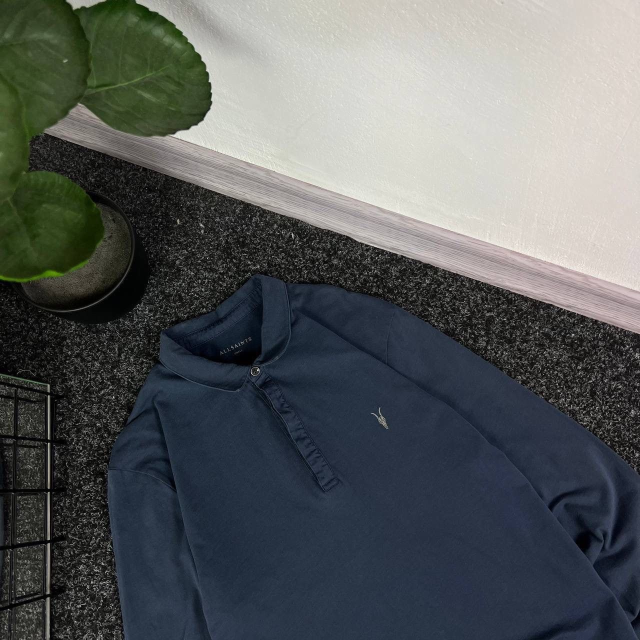 Allsaints Old Money Allsaints Rugby Y2k Mini Logo Sweatshirt Luxury Size US S / EU 44-46 / 1 - 2 Thumbnail