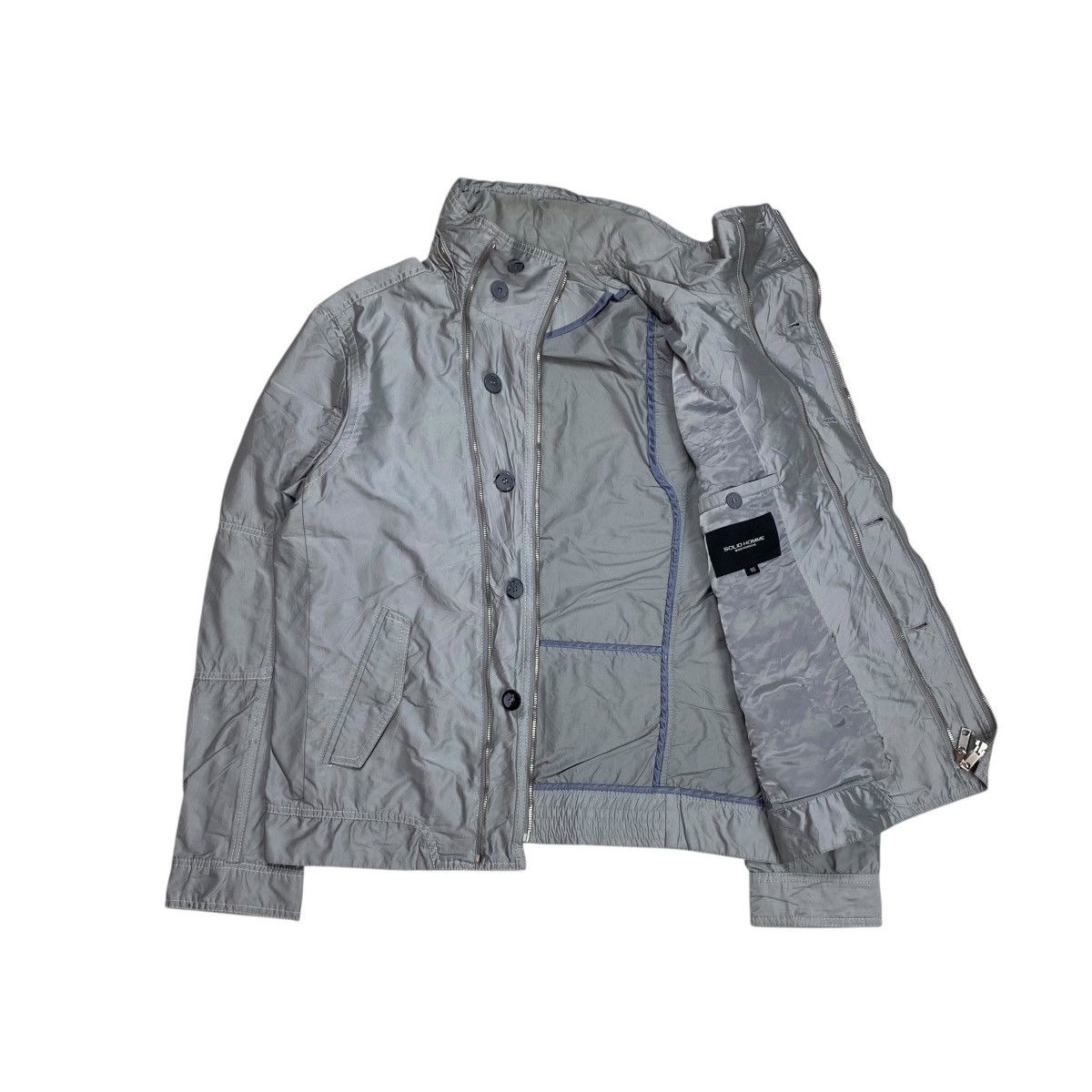 Solid Homme Solid Homme Wooyoungmi Asymmetric Bikers Jacket Size US M / EU 48-50 / 2 - 5 Thumbnail