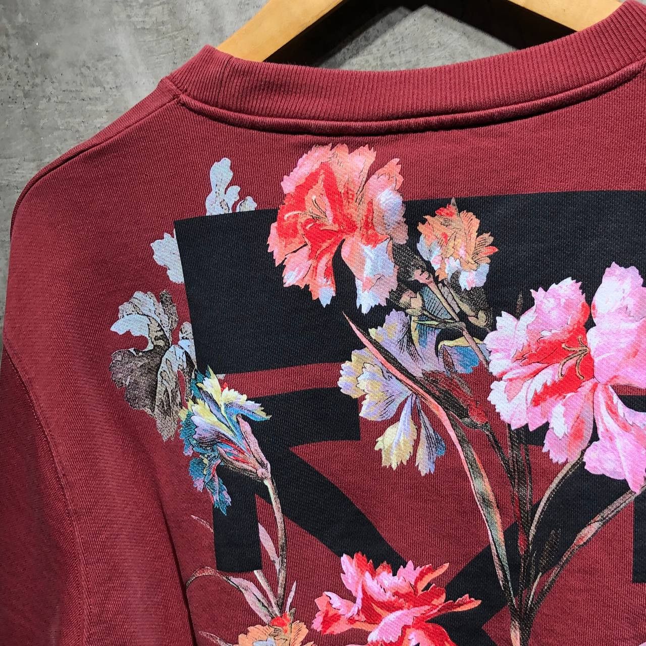 Off-White Off-White Floral Arrows Crewneck Size M / US 6-8 / IT 42-44 - 10 Thumbnail