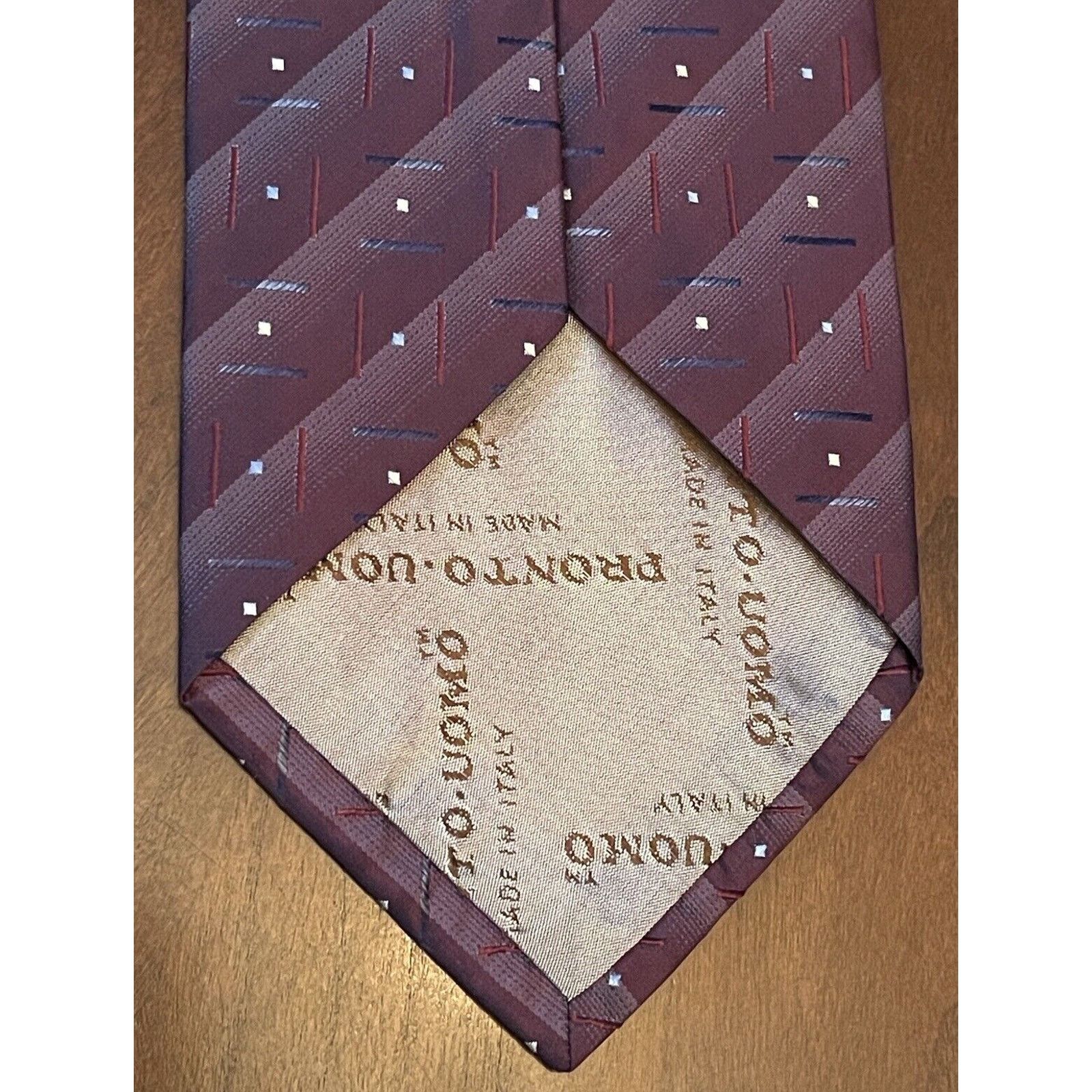 Pronto Uomo Pronto Uomo Firenze Hand Made 100% Silk Made In Italy Size ONE SIZE - 2 Thumbnail