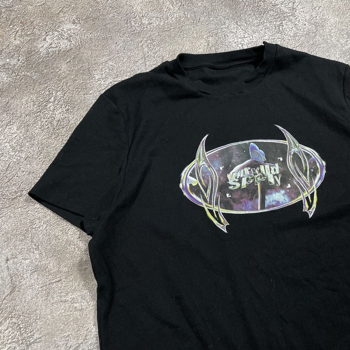 Band Tees Vintage 00S MUSHROOM HORROR CREPPY ABSTRACT CYBER PUNK Size US XL / EU 56 / 4 - 3 Thumbnail