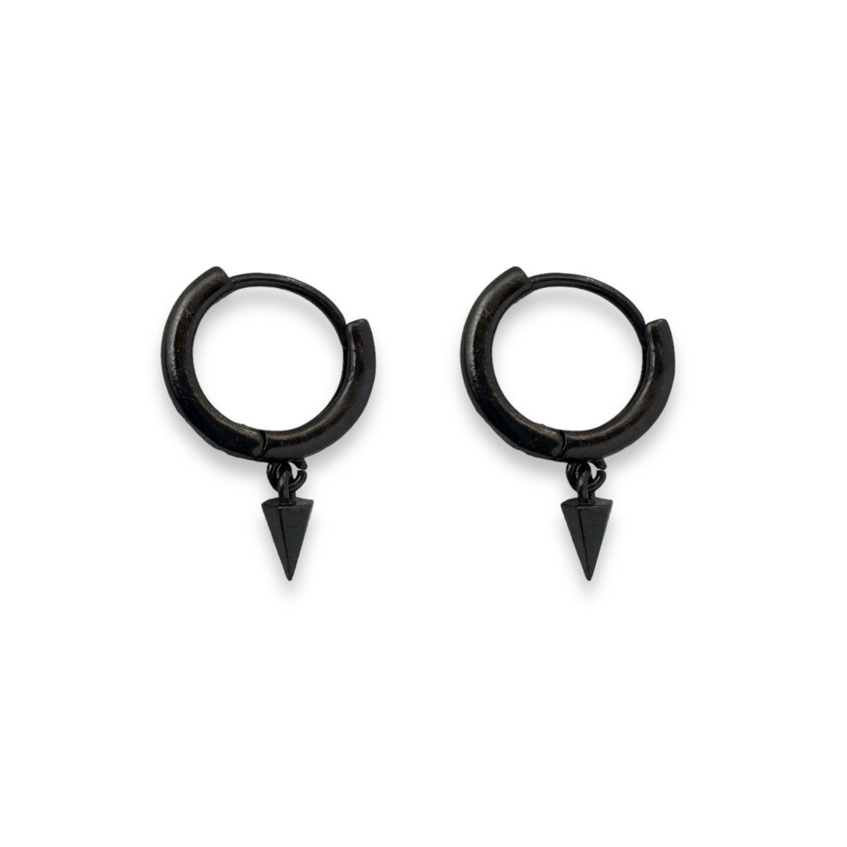 Designer Tiny Geometric Triangle Cone Dangle Drop Earrings for Men Size ONE SIZE - 1 Thumbnail