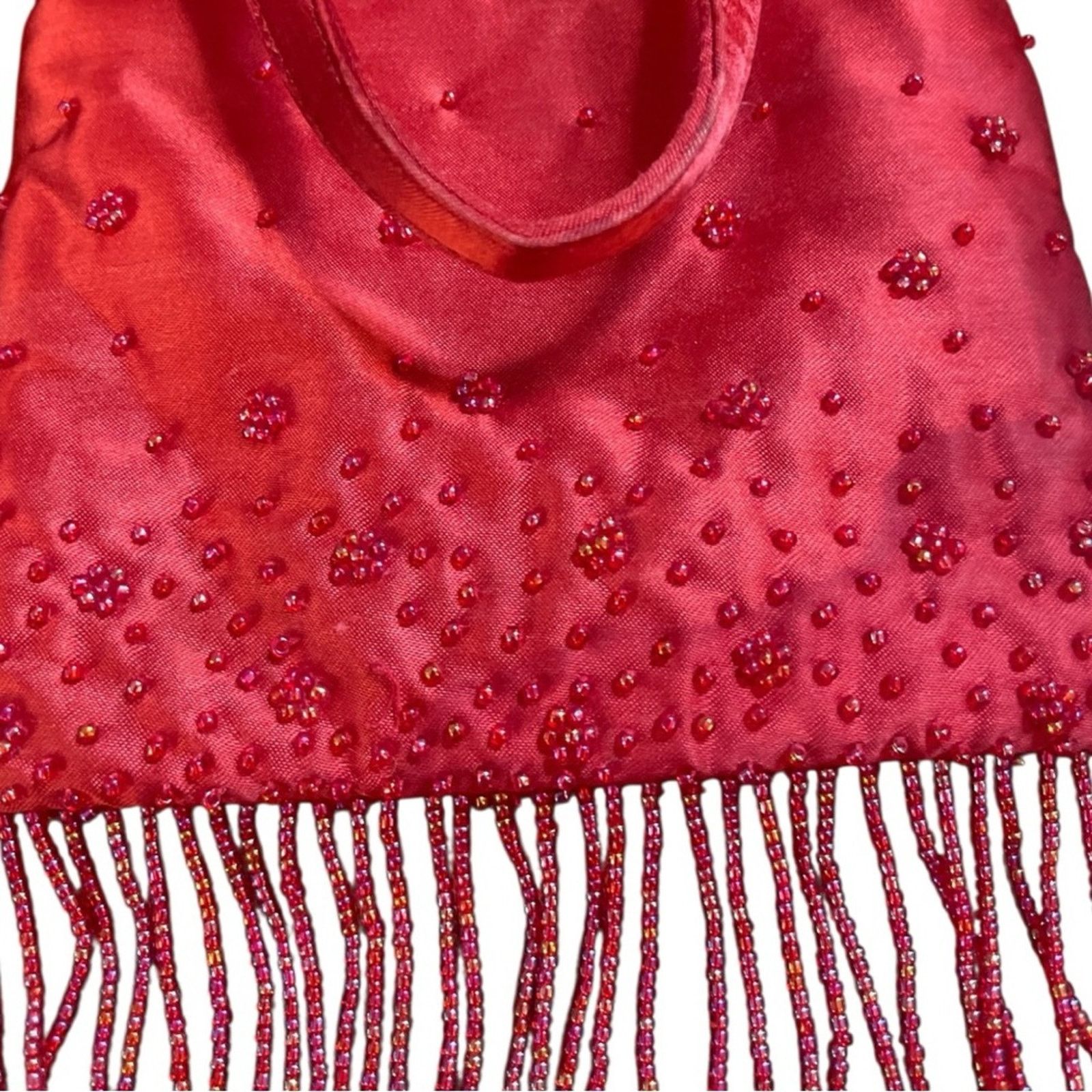 Vintage Vintage Meg Christopher Beaded Tassle Evening Bag Size ONE SIZE - 4 Thumbnail