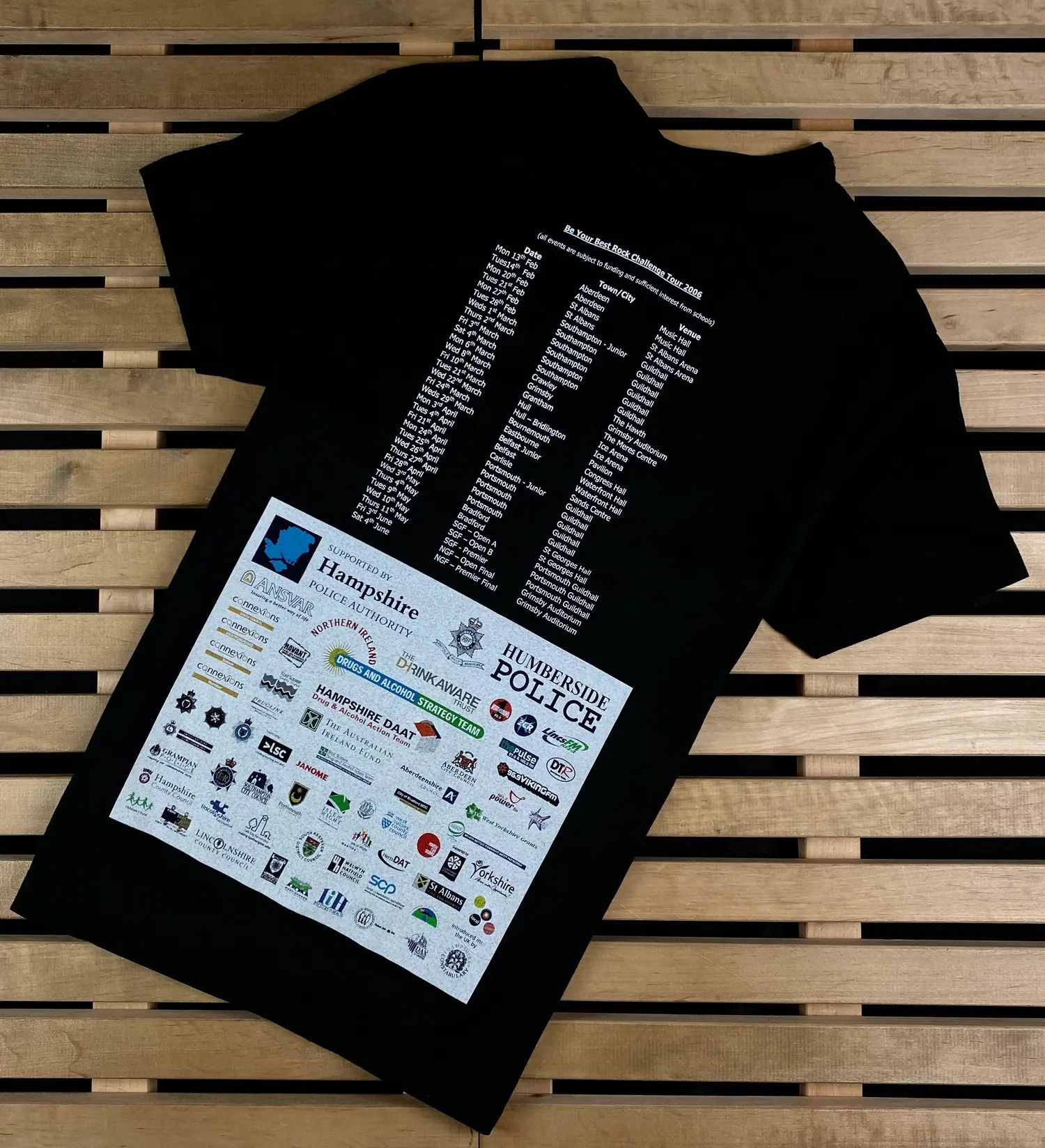 Band Tees × Vintage Mens Vintage T Shirt Rock Challenge 2006 Size M Size US M / EU 48-50 / 2 - 6 Thumbnail