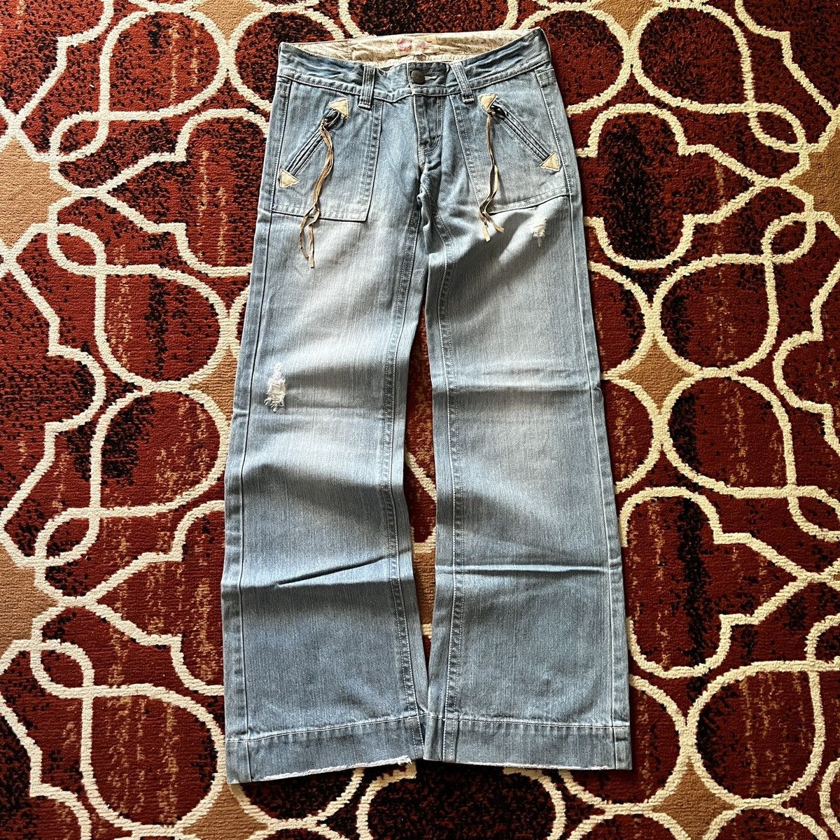 image of Vintage Made In Heaven Japan Jeans in Light Blue, Men's (Size 30)