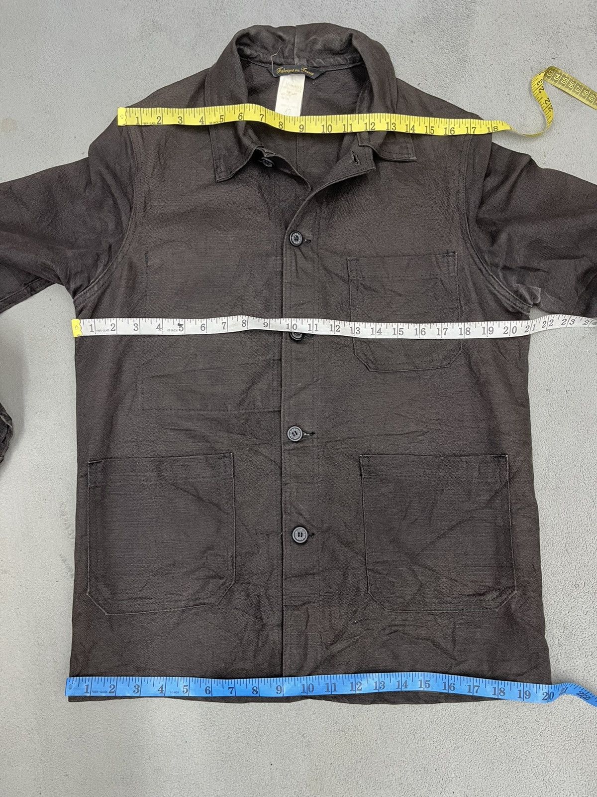 Le Laboureur × Vetra RARE 🔥70s CHORE FRENCH WORKER SANFOREZED MOLESKIN JACKET Size US XS / EU 42 / 0 - 10 Thumbnail