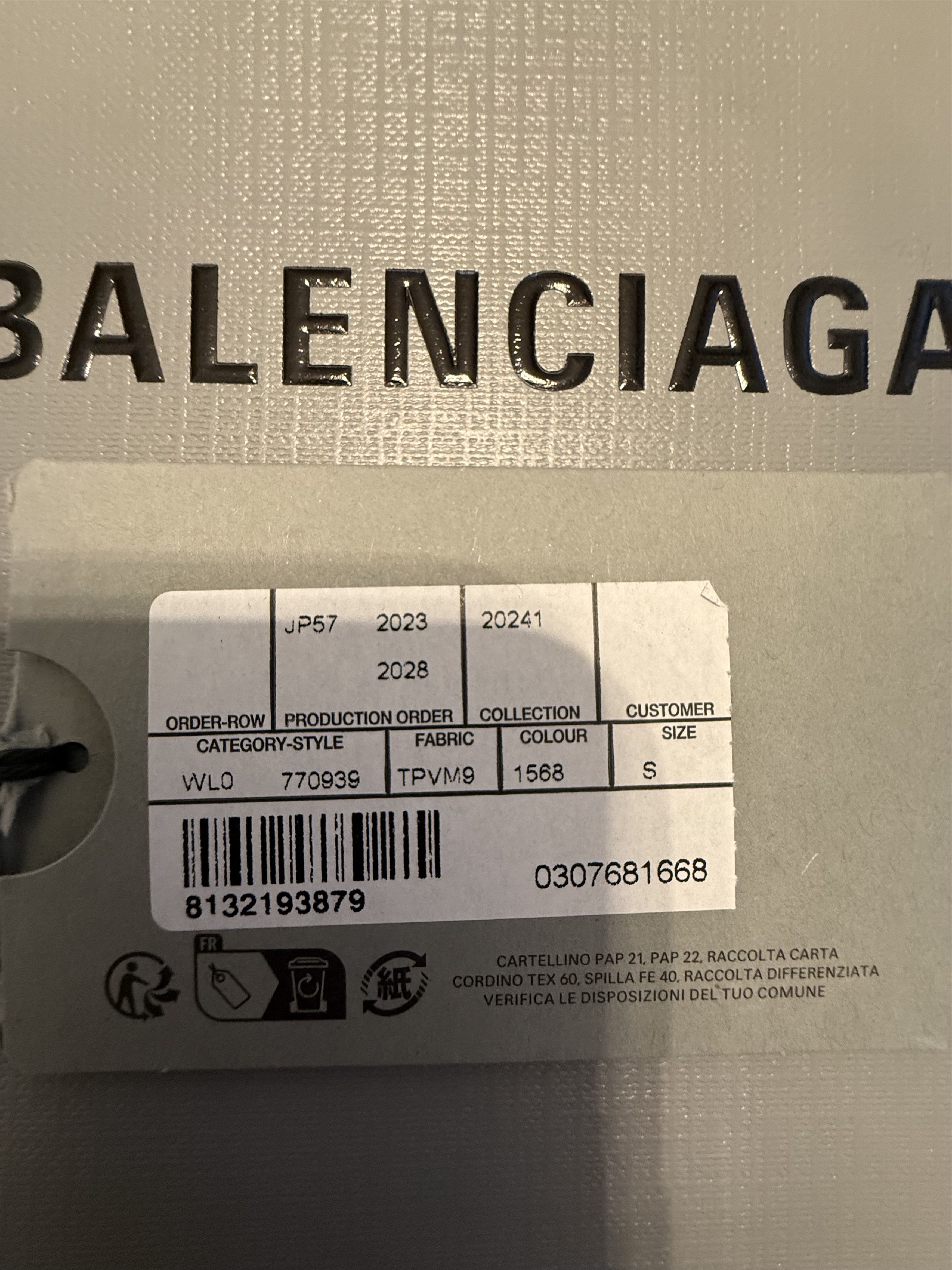 Balenciaga 2023 Balenciaga Medium Fit T-Shirt 'Purple' Size US M / EU 48-50 / 2 - 5 Thumbnail