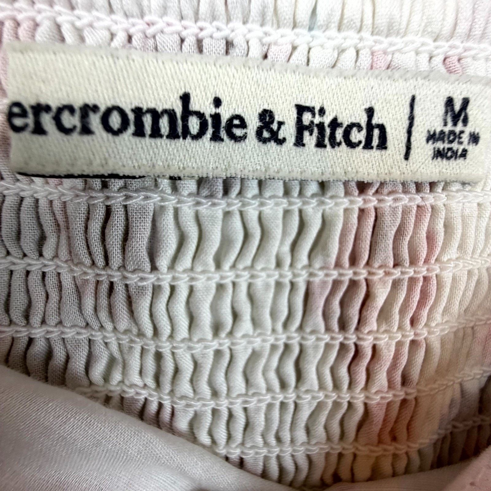 Abercrombie & Fitch Abercrombie & Fitch Dress M Red Emerson Poplin Babydoll Y2K Size M / US 6-8 / IT 42-44 - 6 Thumbnail