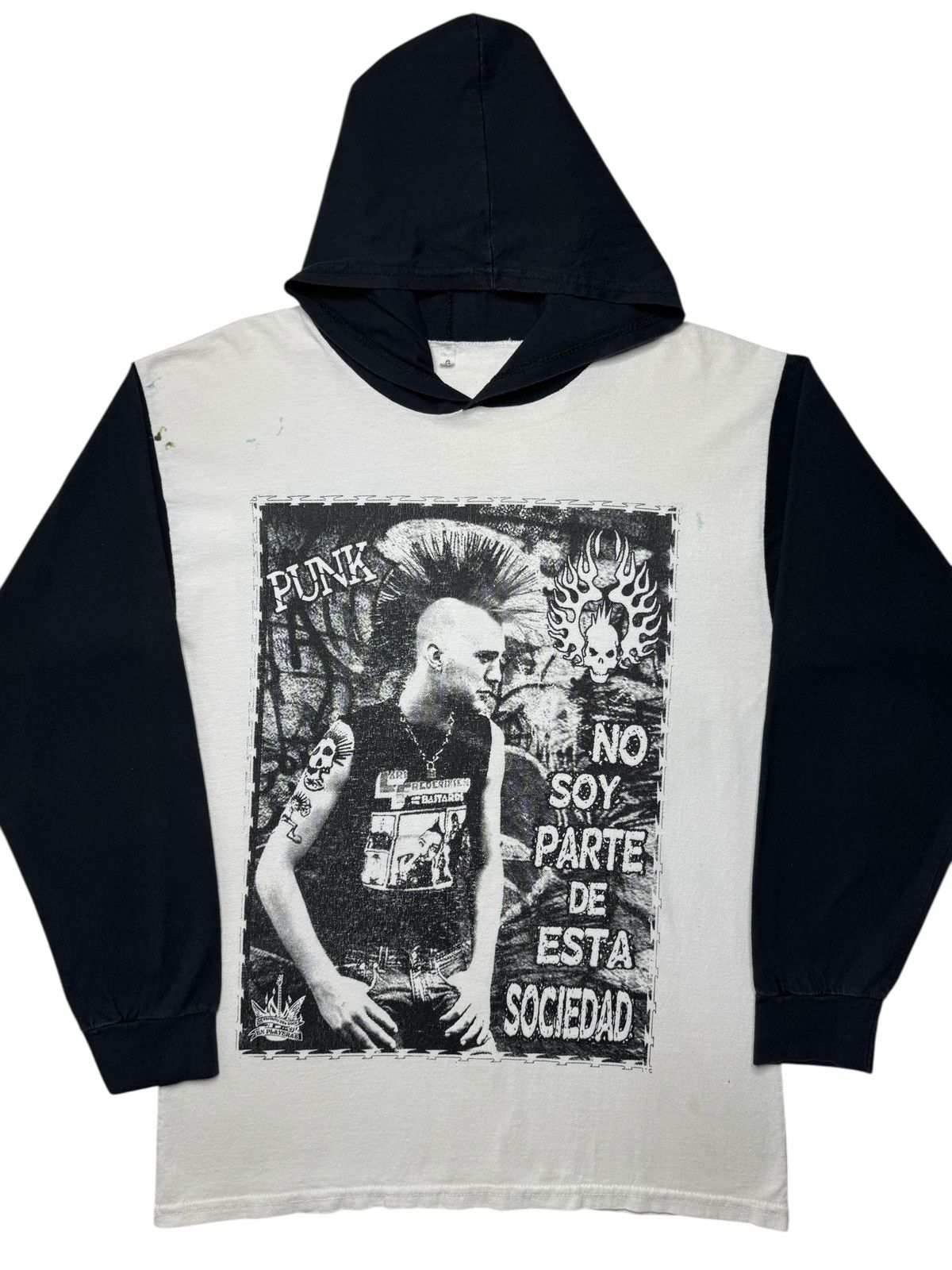 Vintage Vintage Conspiración Punk Long Sleeve Band Tee Shirt Size US L / EU 52-54 / 3 - 2 Thumbnail