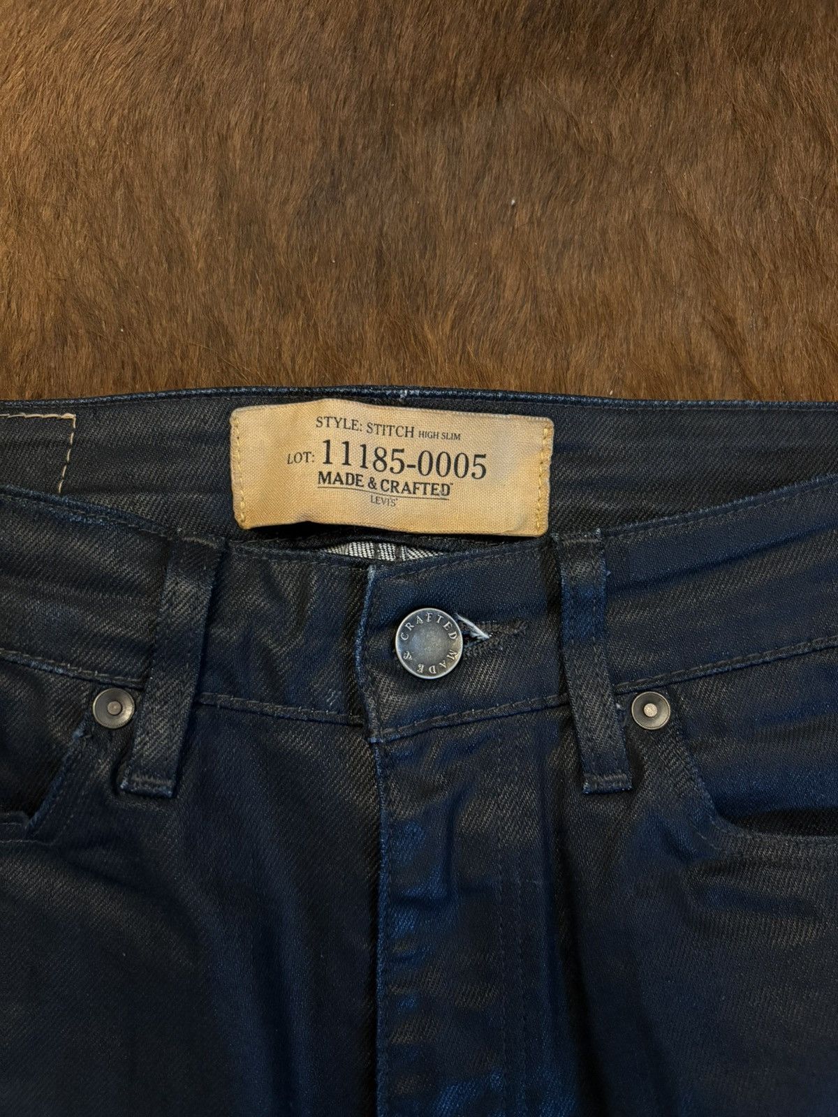 Levi's Levi’s Waxed Jeans Size US 28 / EU 44 - 3 Thumbnail