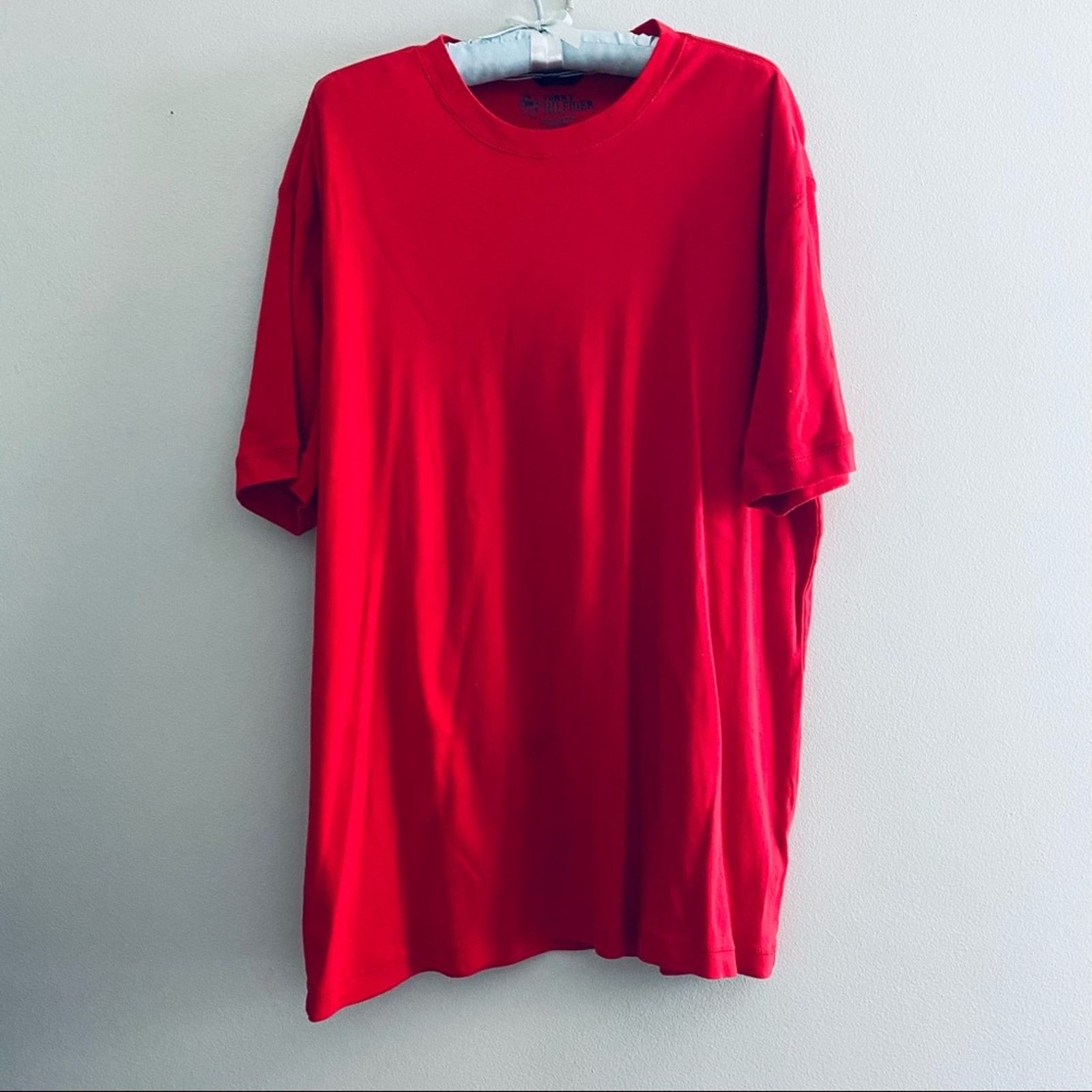Tommy Hilfiger Tommy Hilfiger red basic tee Size US XXL / EU 58 / 5 - 2 Thumbnail