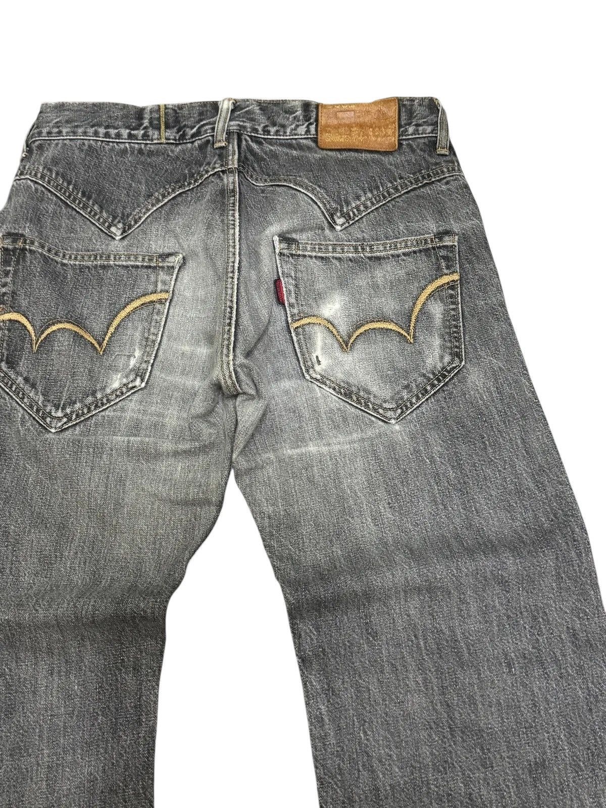 Edwin Distress Edwin 503 Rusty W Stitch Stone Wash Japanese Denim Size US 32 / EU 48 - 9 Thumbnail