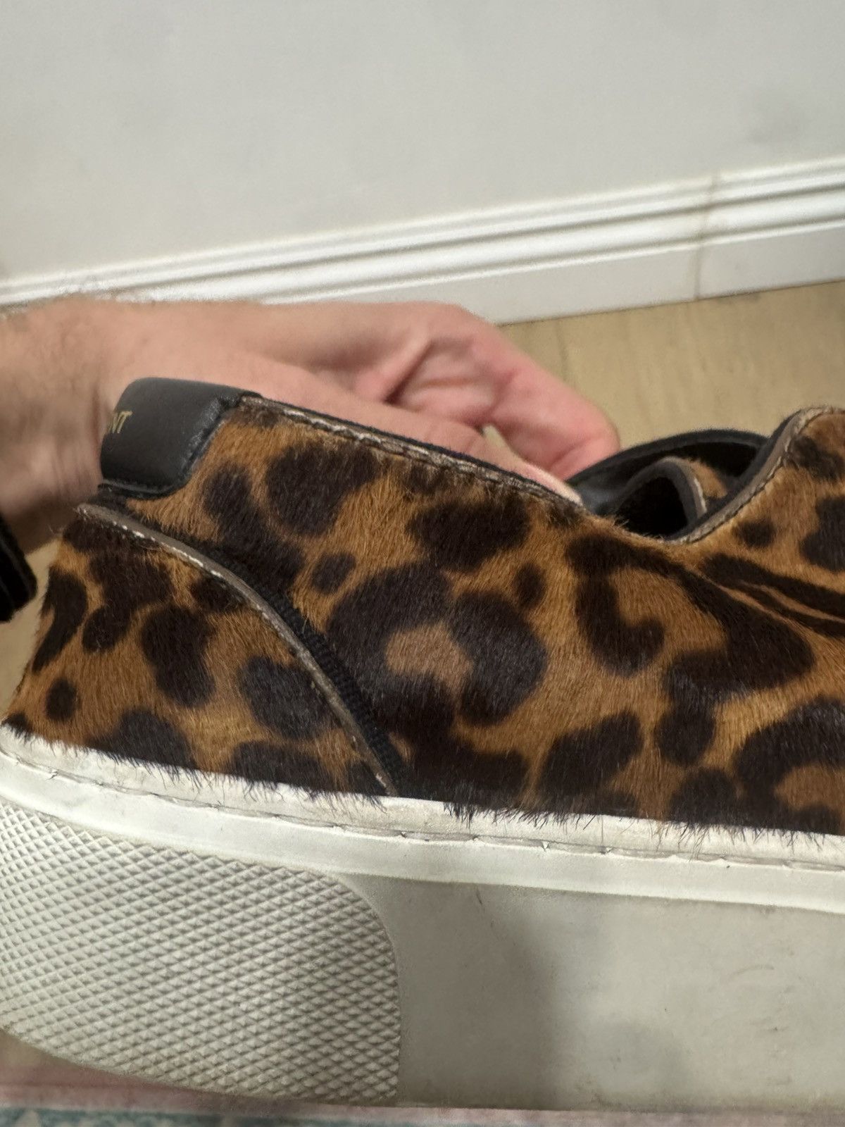 Saint Laurent Paris Ponyhair Leopard Venice Skates Size US 8 / EU 41 - 5 Thumbnail