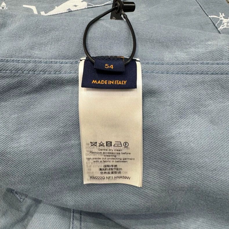 Louis Vuitton Louis Vuitton New wheat ear full print logo denim jacket Size US L / EU 52-54 / 3 - 3 Thumbnail