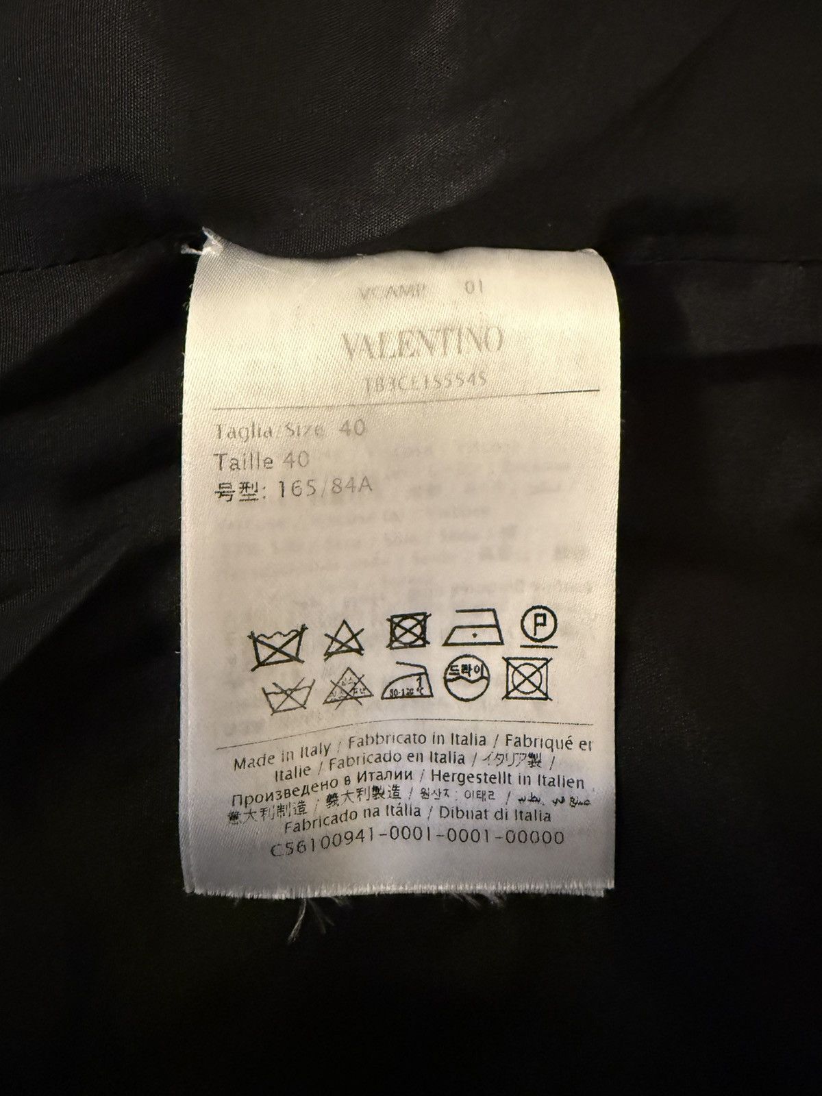 Valentino Valentino Garavani Ostrich Feather & Mohair Tuxedo Jacket Size S / US 4 / IT 40 - 6 Thumbnail