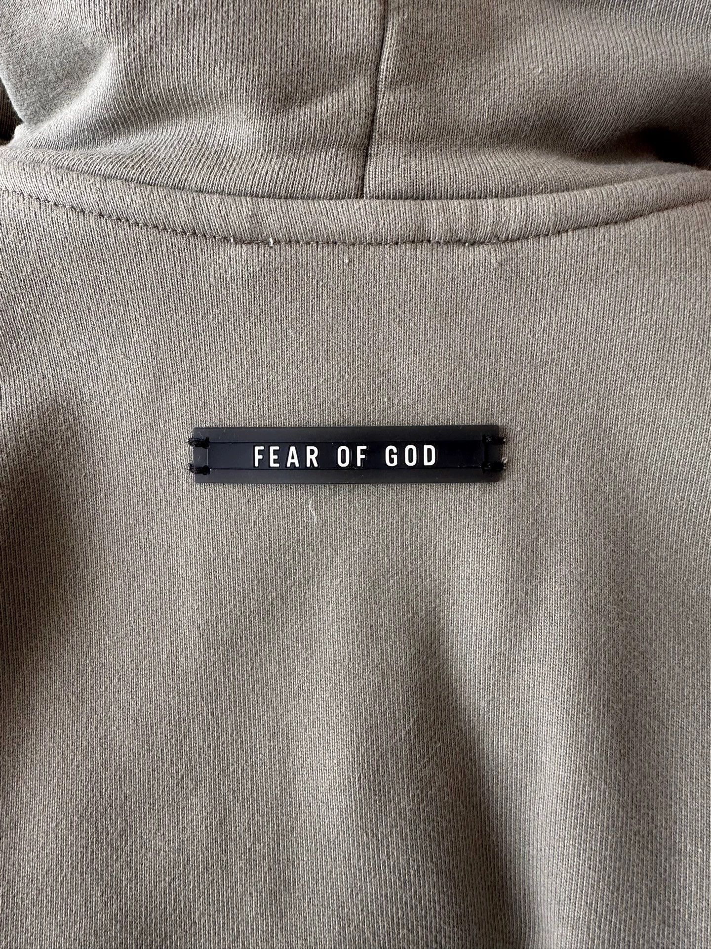 Fear of God Fear of God Matcha Green Henley Collar Hoodie/Sweatshirt, Size US XS / EU 42 / 0 - 3 Thumbnail