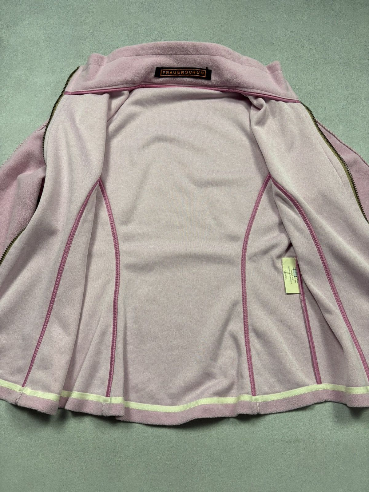 Frauenschuh Frauenschuh Limited Edition Austria Pink Fleece Zip Jacket Size L / US 10 / IT 46 - 10 Thumbnail