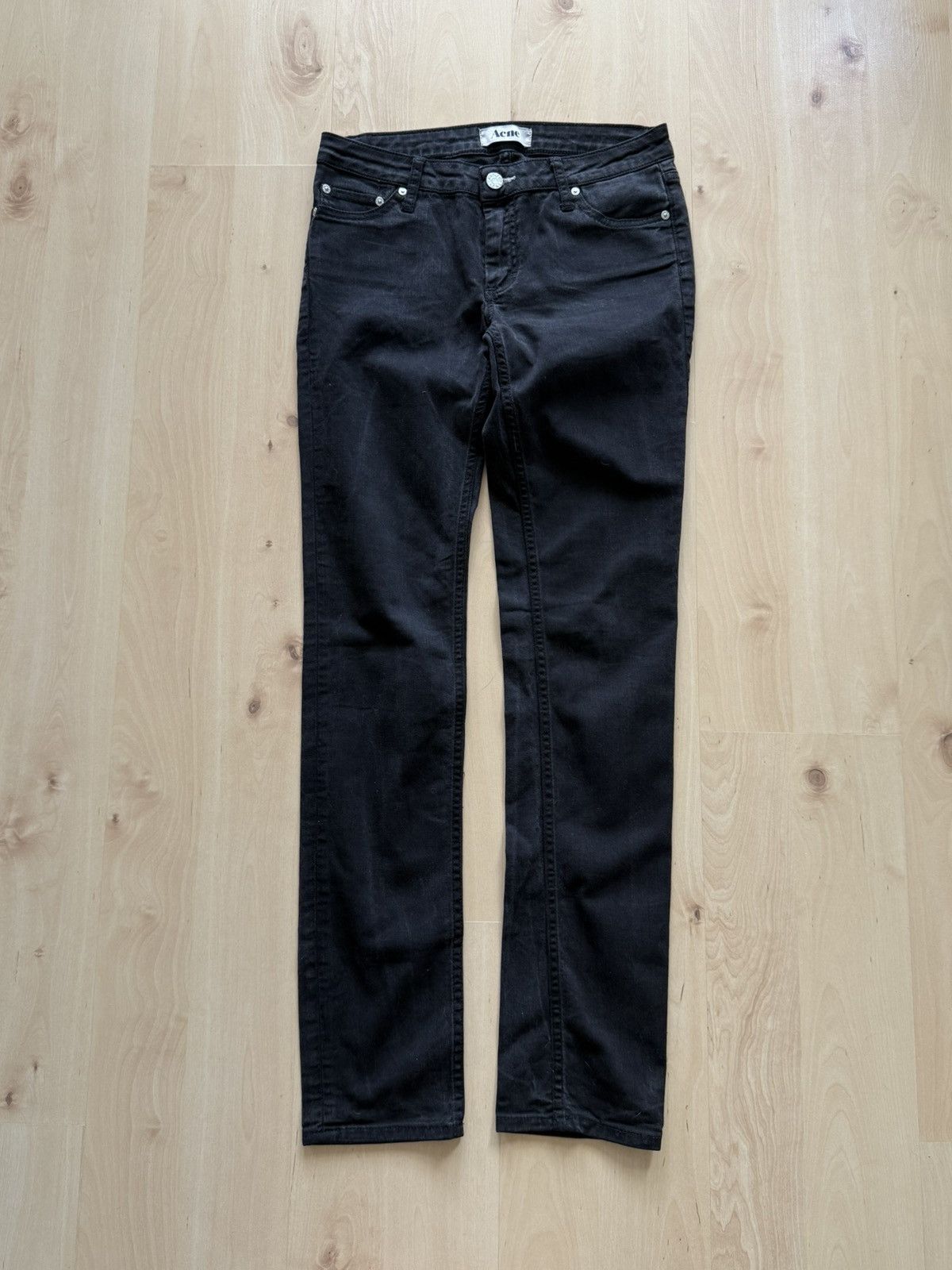 Acne Studios Acne Studios Kex Smooth black Denim Jeans pants Size 29" - 1 Thumbnail
