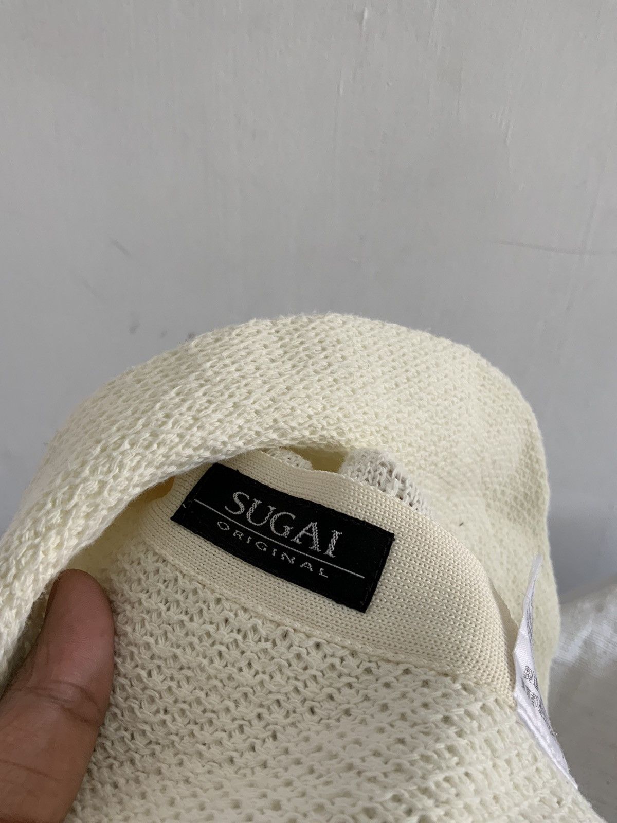 Japanese Brand Sugai Original White Bucket Hat Size ONE SIZE - 8 Thumbnail