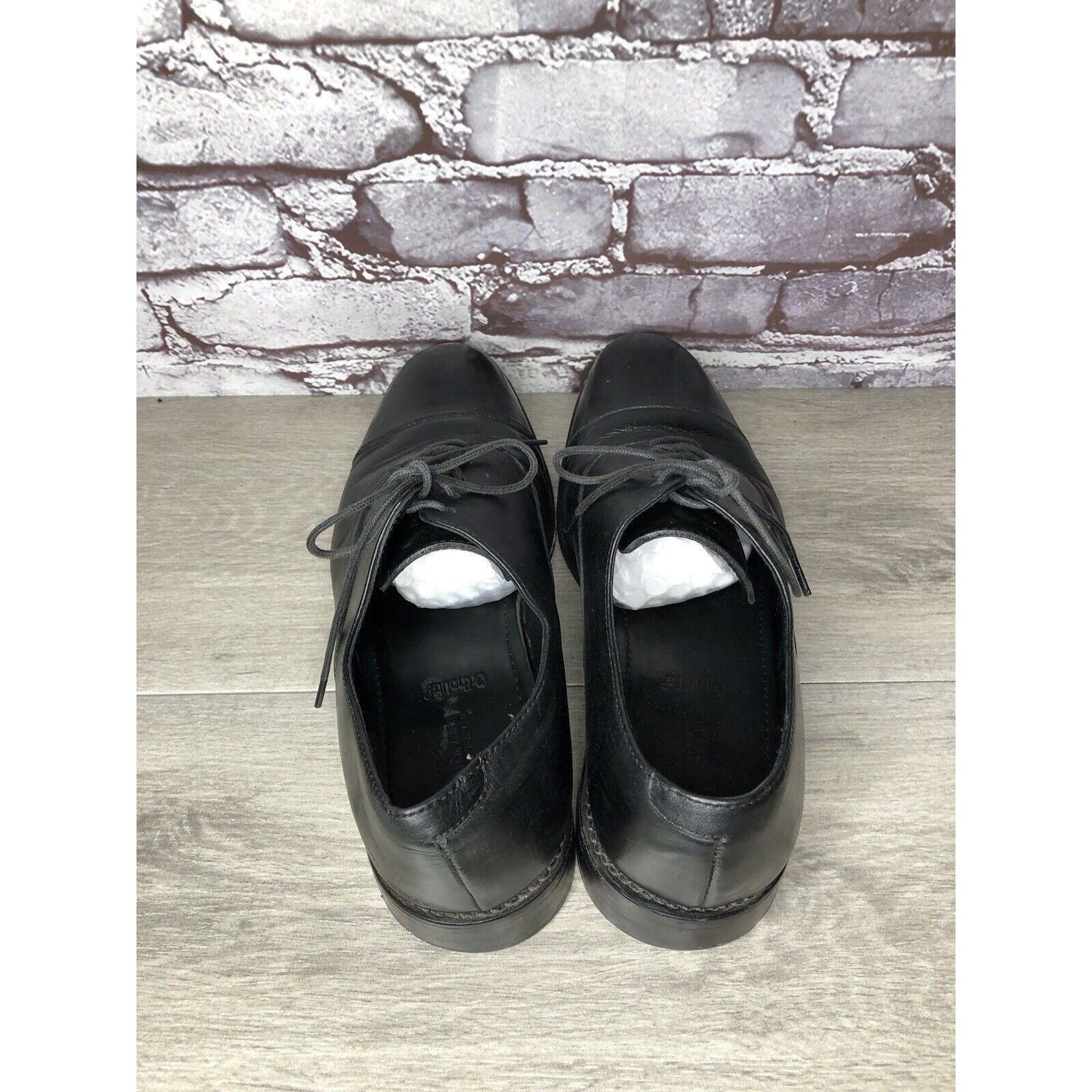 Other ANTHONY VEER Essentials Black Leather Goodyear Oxfords Cap T Size US 10 / EU 43 - 6 Thumbnail