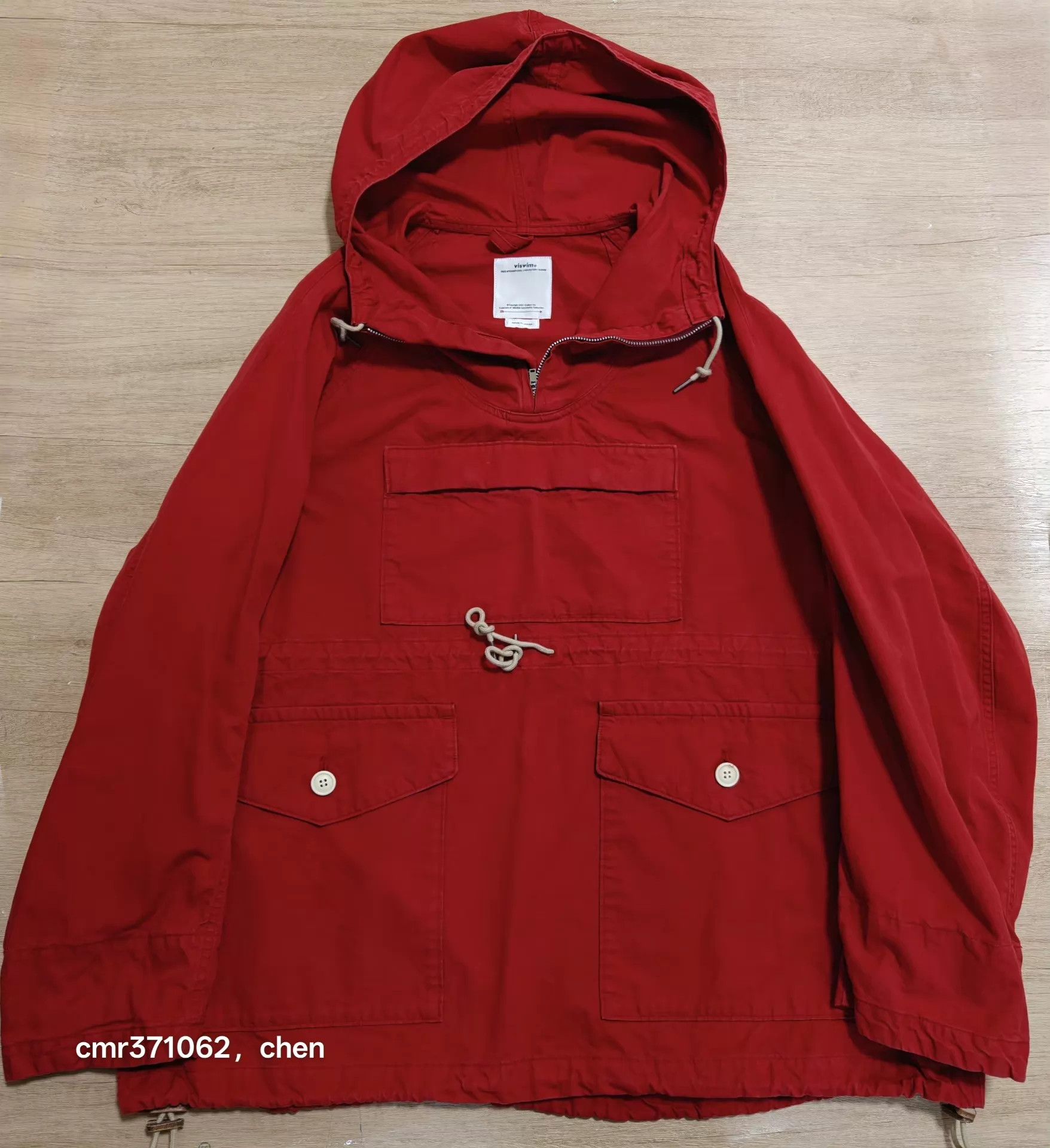 Visvim VISVIM 23SS YANKTON PARKA P.O. Red 2 Distressed Washed TALON Size US M / EU 48-50 / 2 - 2 Thumbnail