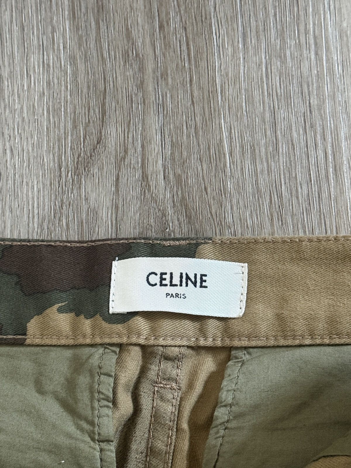 Celine Celine Camo Cargo Short Size US 32 / EU 48 - 4 Thumbnail