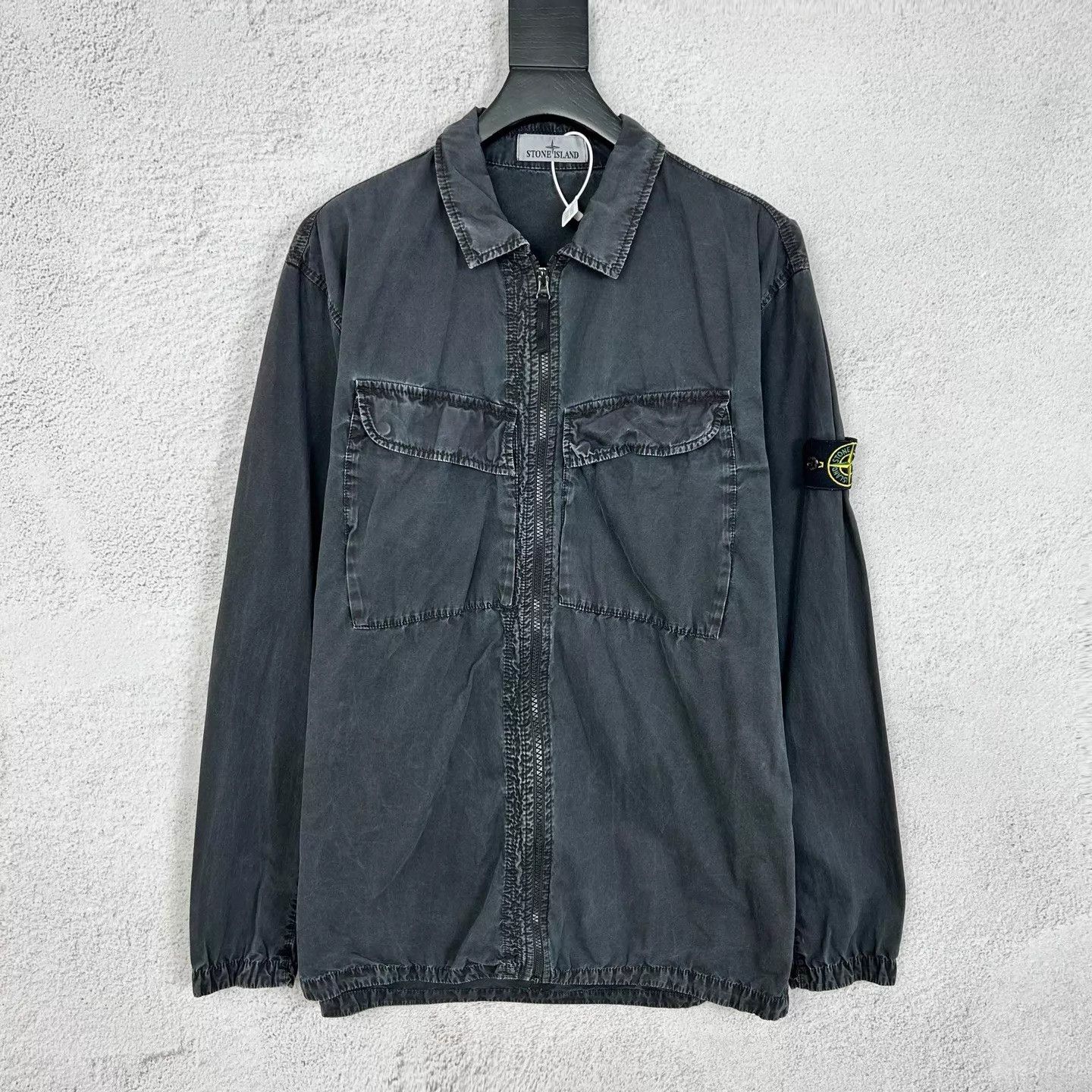 Stone Island STONE ISLAND CLEANFIT 2-pocket black M shirt-jacket Size US XXL / EU 58 / 5 - 1 Thumbnail