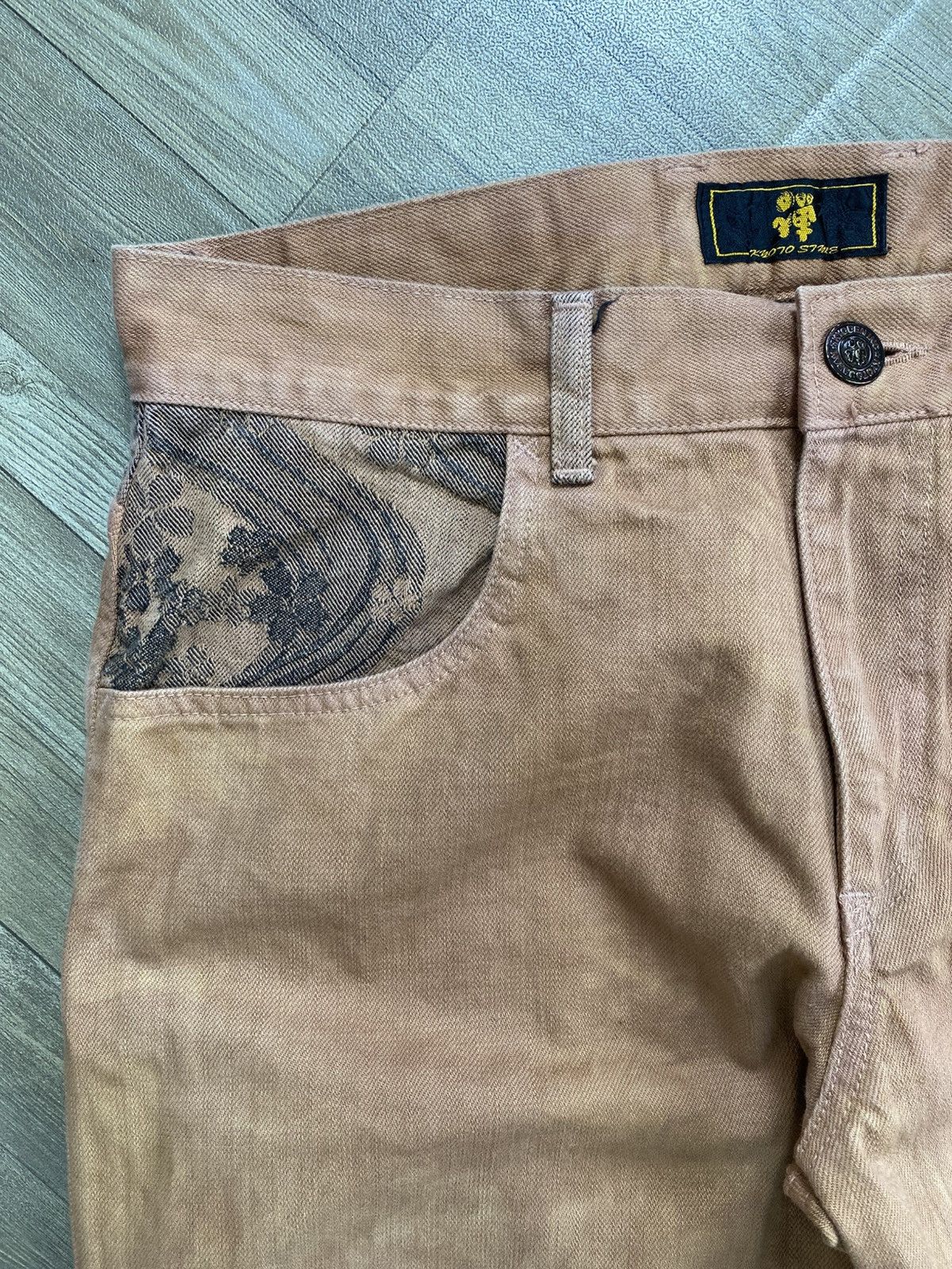 Mizra Jeans Kyoto Rare Mizra Kyoto Reconstructed Hybird Patch Seasoned Denim Size US 34 / EU 50 - 5 Thumbnail
