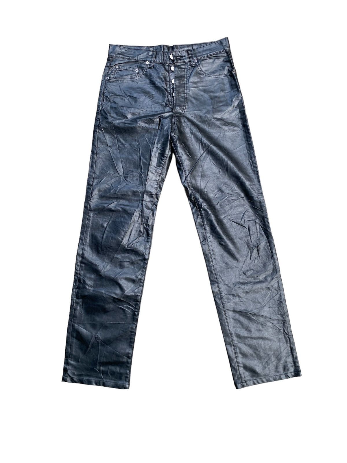 Beams Plus Vintage Beams Leather Pants Size US 31 - 1 Thumbnail