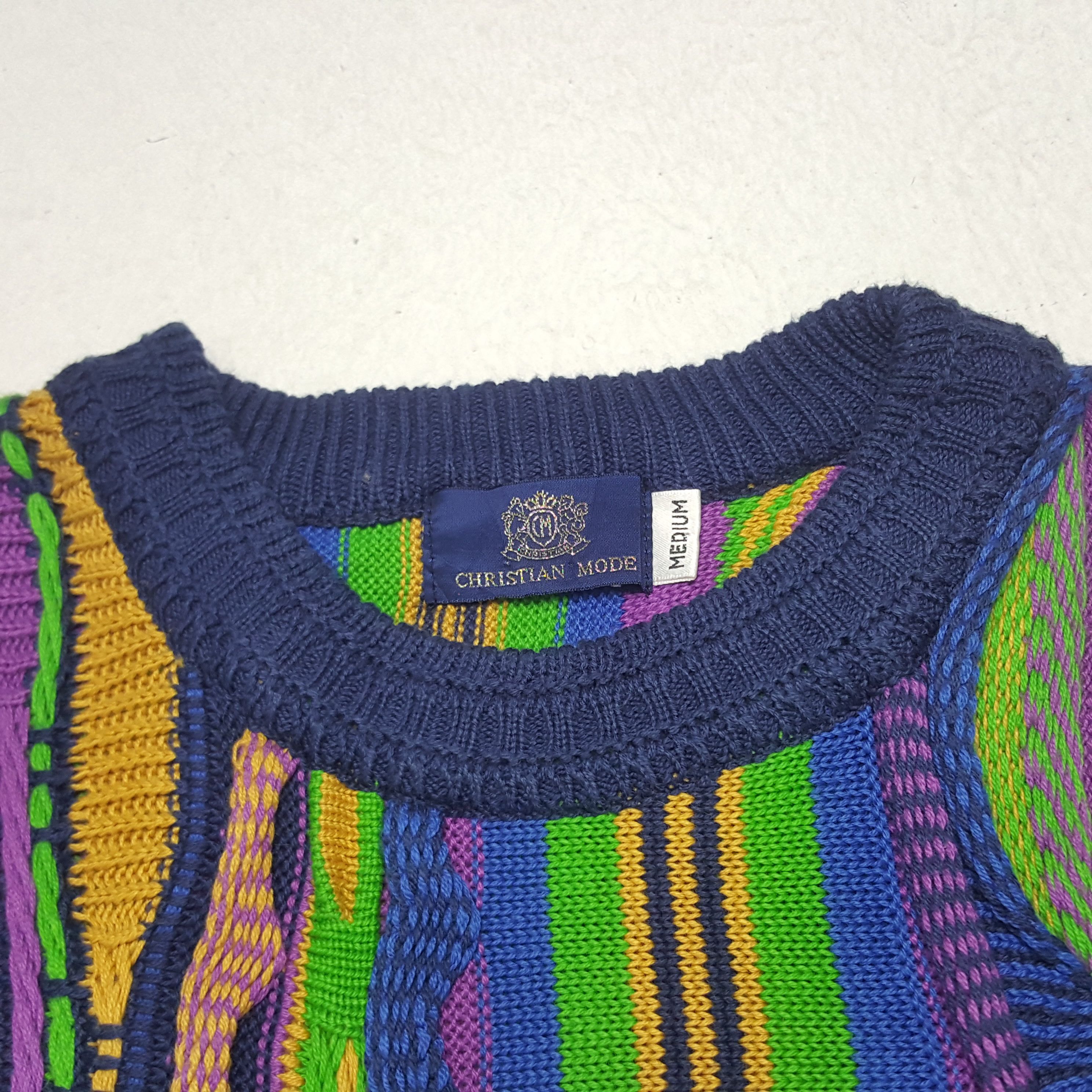 Designer × Vintage Vintage Christian Mode Knitwear Like Coogi Size US S / EU 44-46 / 1 - 4 Thumbnail