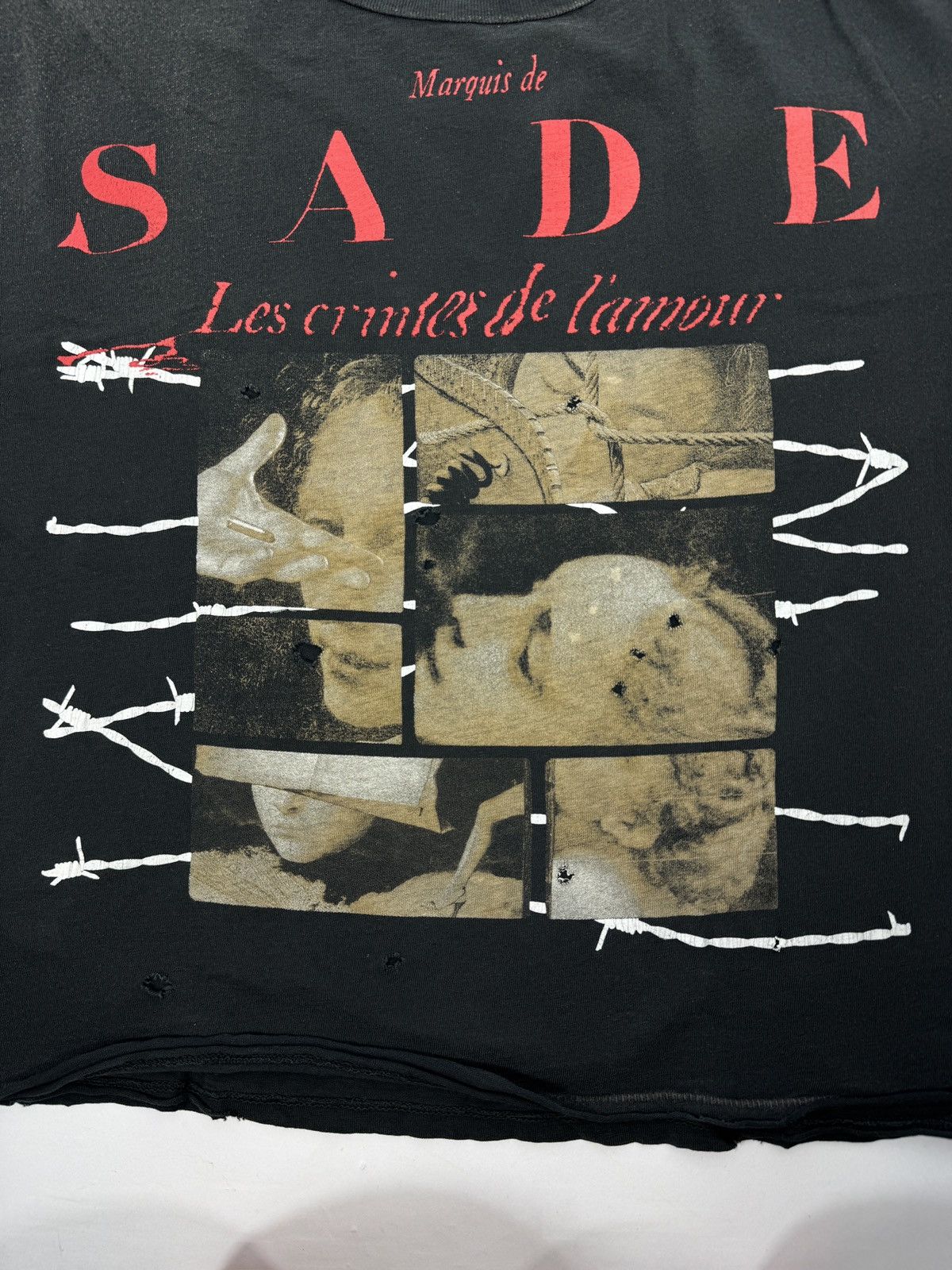 Enfants Riches Deprimes LES CRIMES DE L’AMOUR SADE ERD T-SHIRT Size US M / EU 48-50 / 2 - 5 Thumbnail
