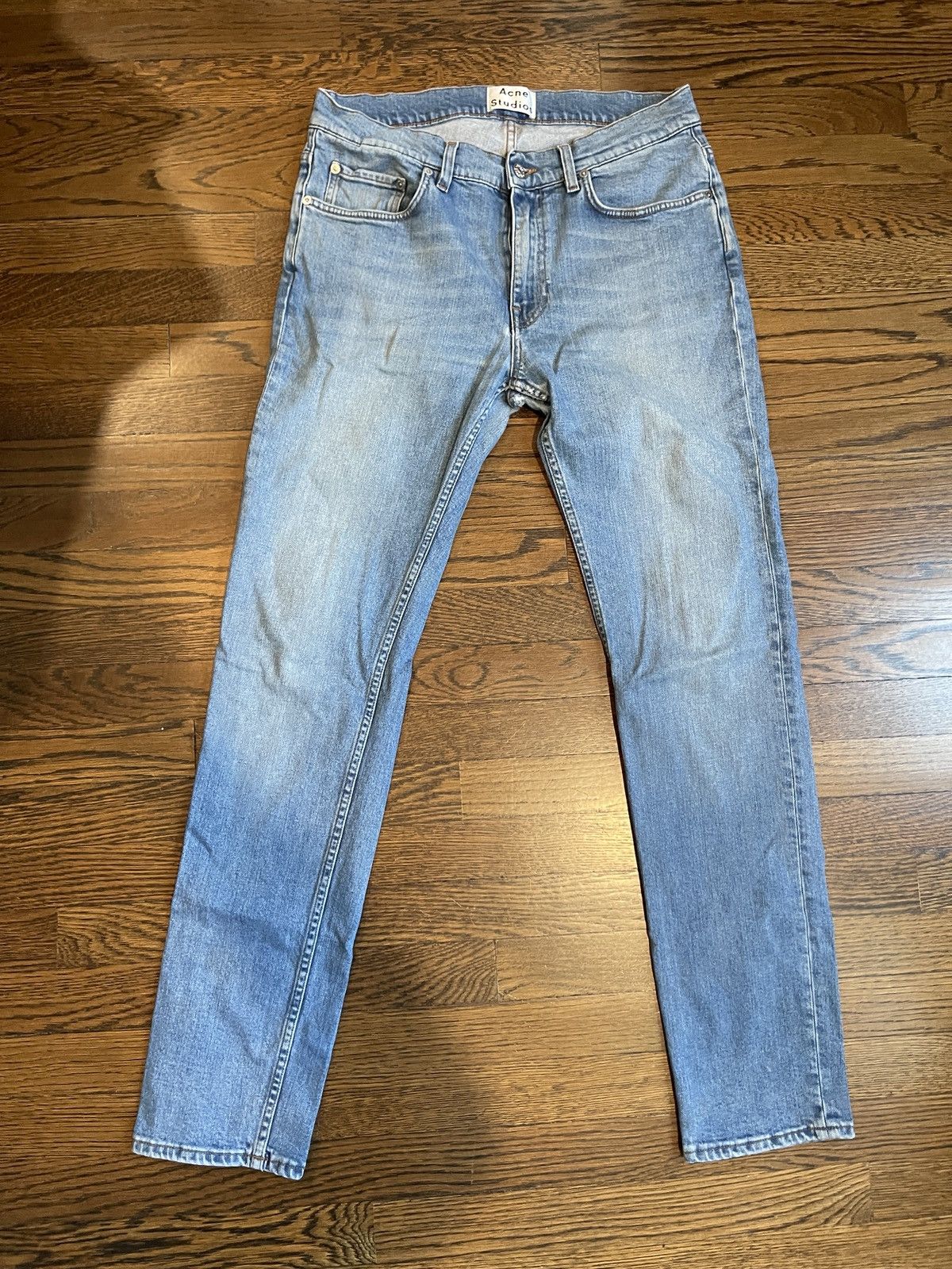 Acne Studios Acne Studios 33 x 32 Ace Carter Denim - hole Size US 33 - 1 Thumbnail
