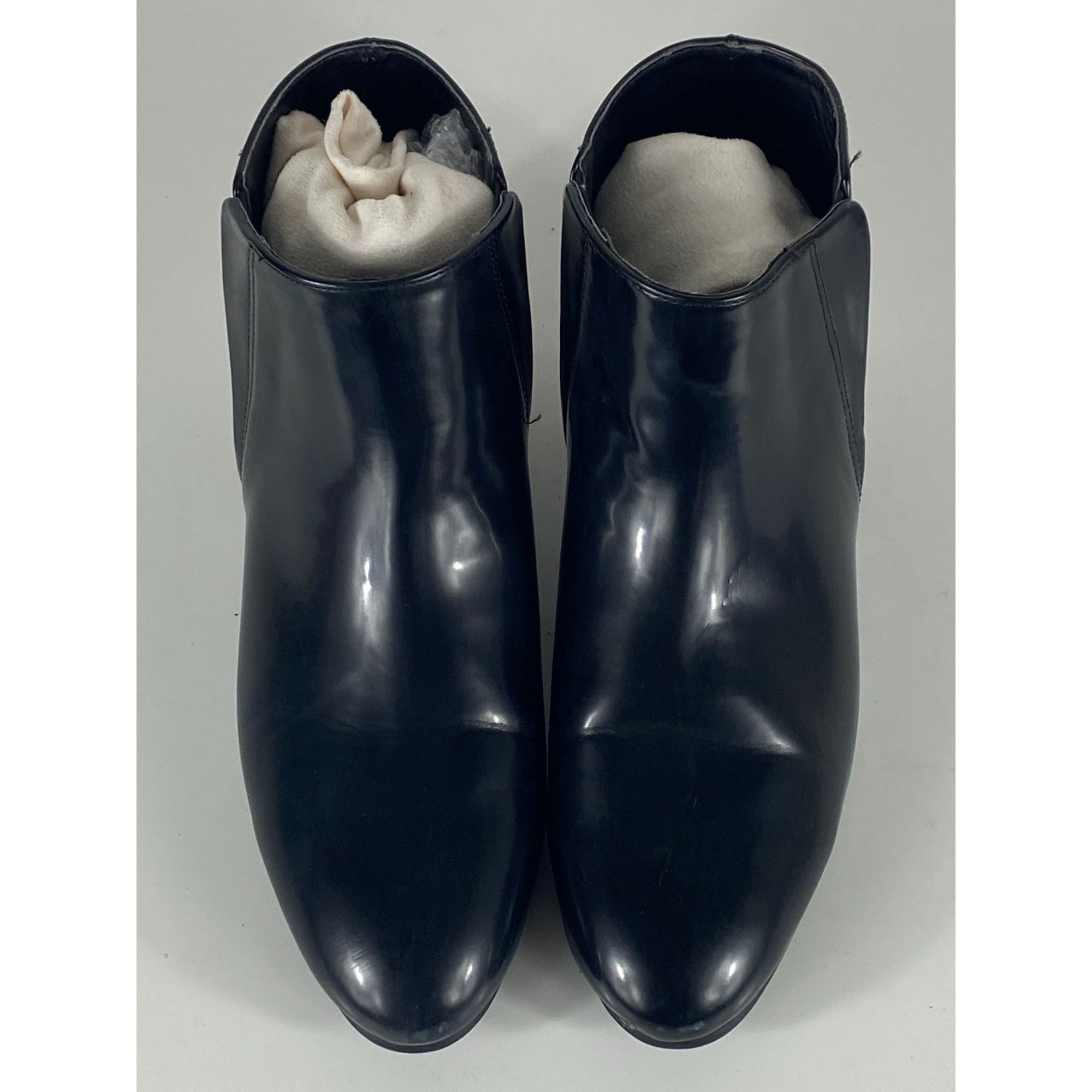 Zara Zara Basic Collection Ankle Boots Booties Black w/ Gold Acce Size US 9 / IT 39 - 2 Thumbnail