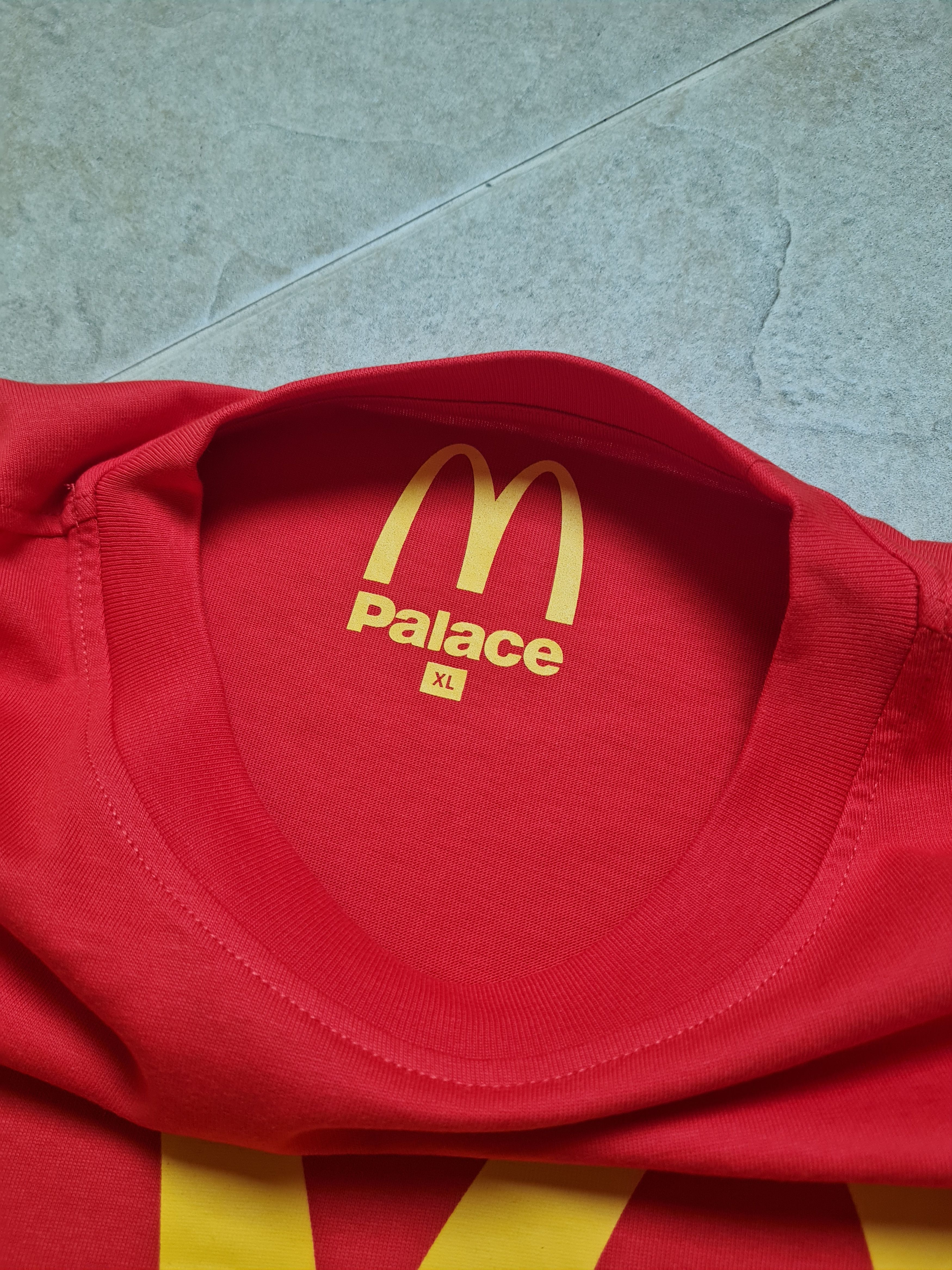 Palace Vintage Rare T-shirt PALACE McDonald's red size XL Size US XL / EU 56 / 4 - 6 Thumbnail