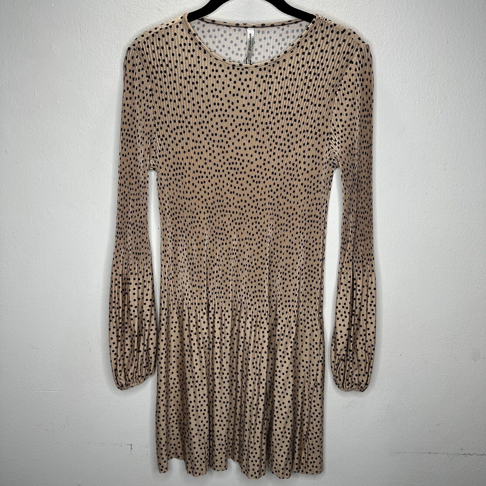 Other Stradivarius Polka Dot Mini Pleat Balloon Sleeve Dress S Size S / US 4 / IT 40 - 1 Thumbnail