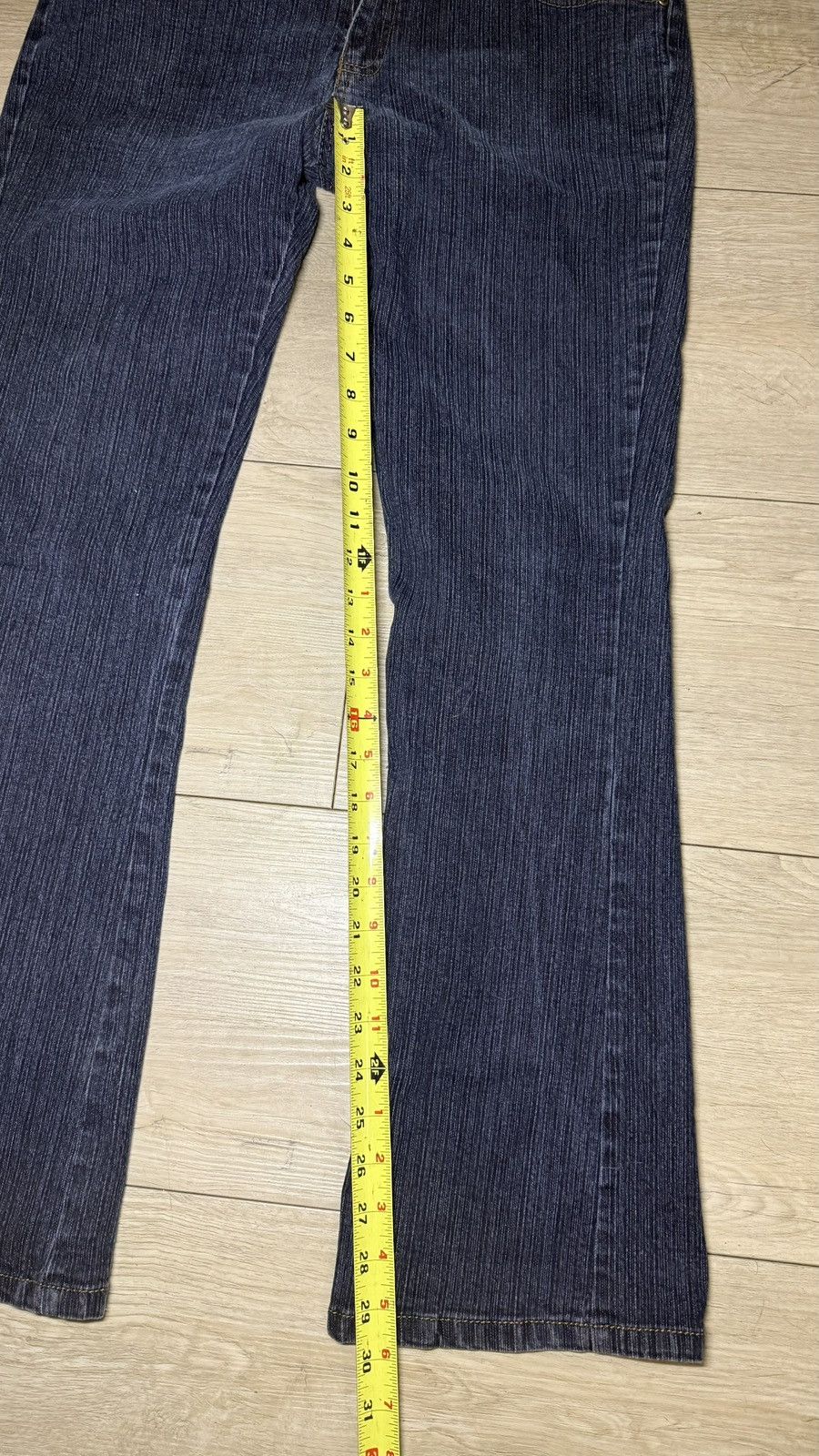 Ed Hardy Y2K 2000s Women’s 17/18 Butterfly AOP Flared Denim Jeans Size 40" / US 18 - 5 Thumbnail
