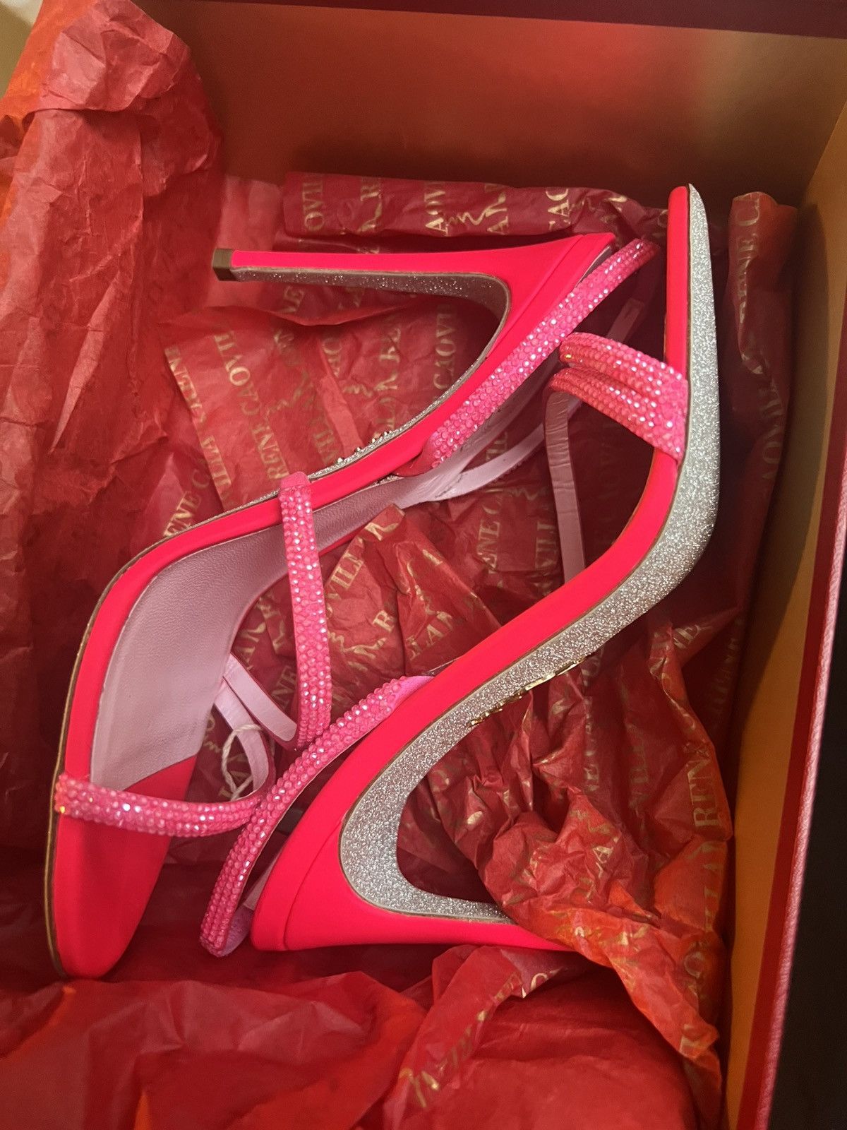 Rene Caovilla René caovilla pink heels Size US 10 / IT 40 - 5 Thumbnail