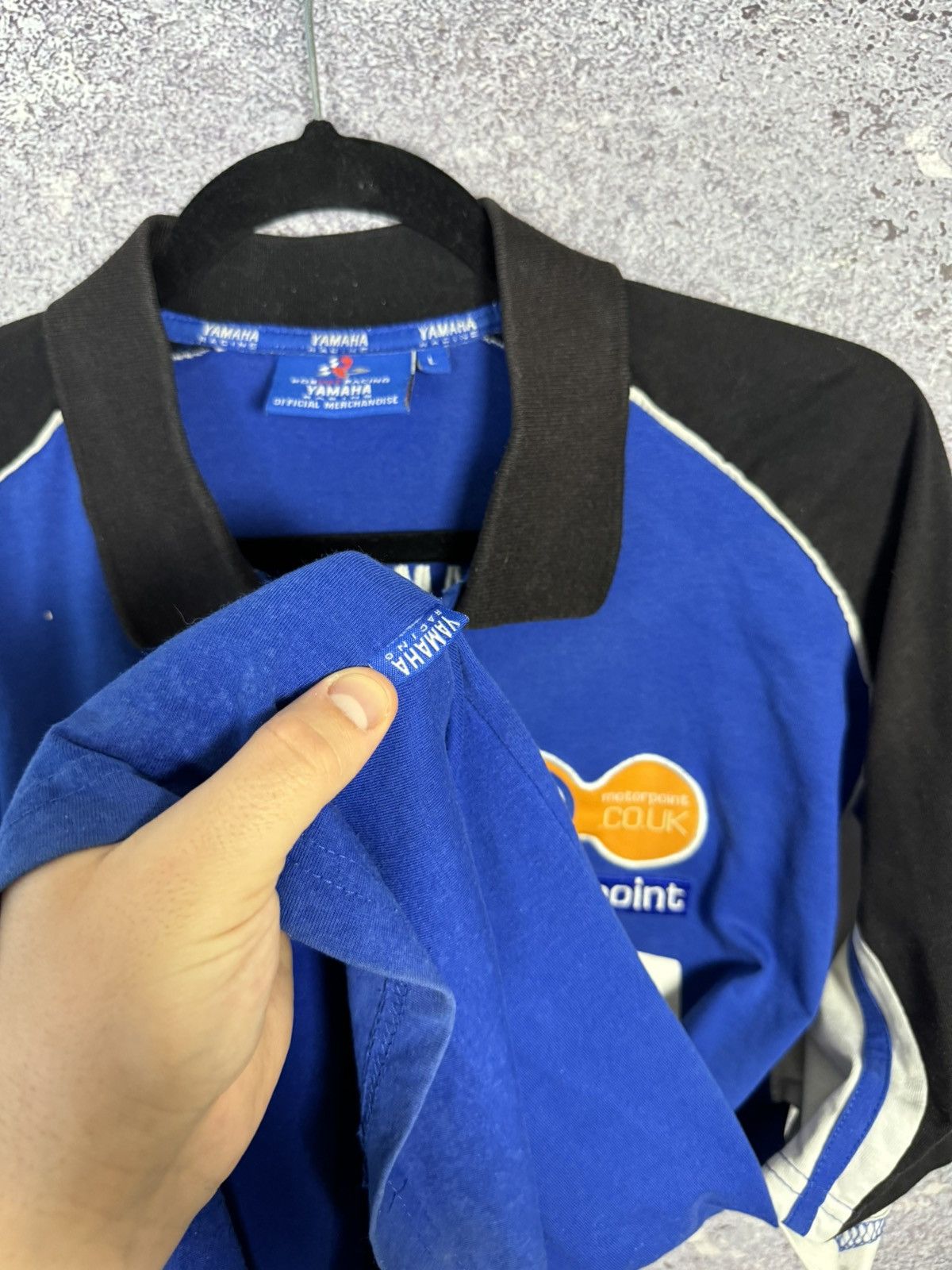 Vintage × Yamaha Vintage Yamaha Rob Mac Racing Superbike Moto Polo Shirt Size US L / EU 52-54 / 3 - 15 Thumbnail