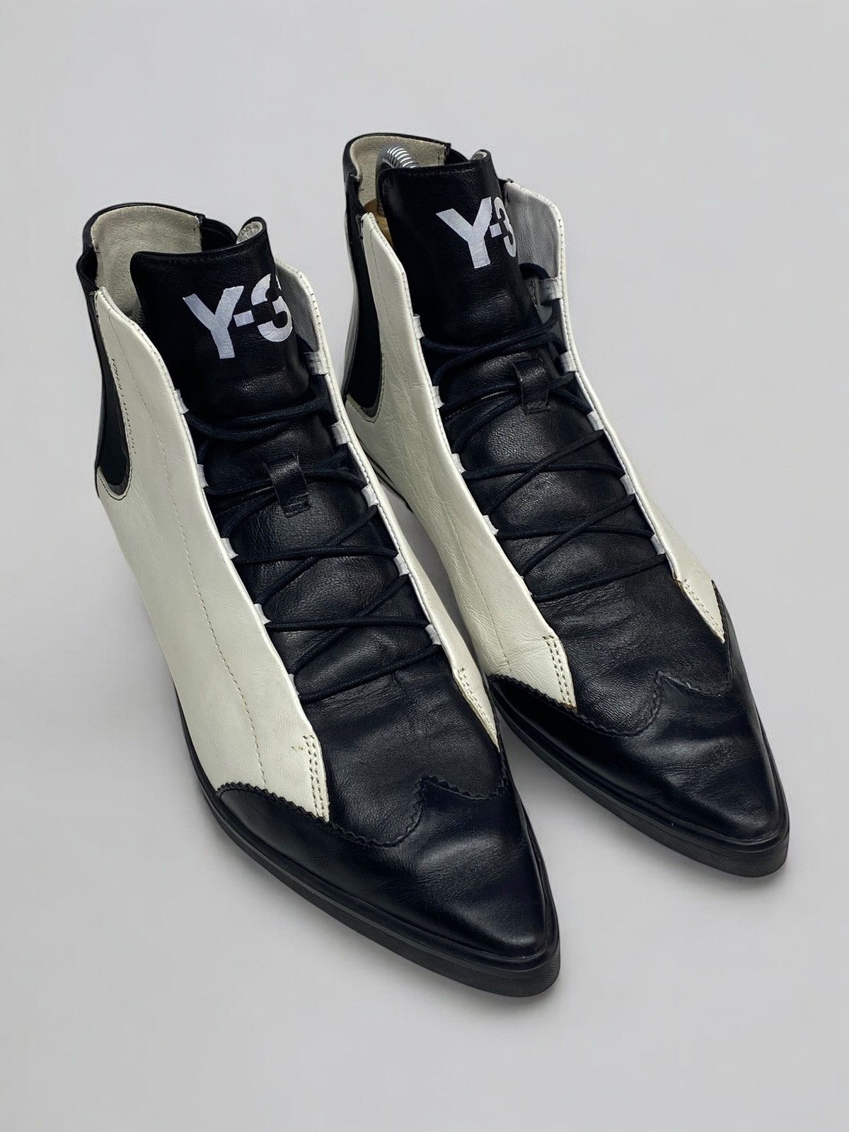 Yohji Yamamoto Vintage Y-3 Yohji Yamamoto Adidas Brogue Sneakers Futuristic Size US 7.5 / EU 40-41 - 8 Thumbnail