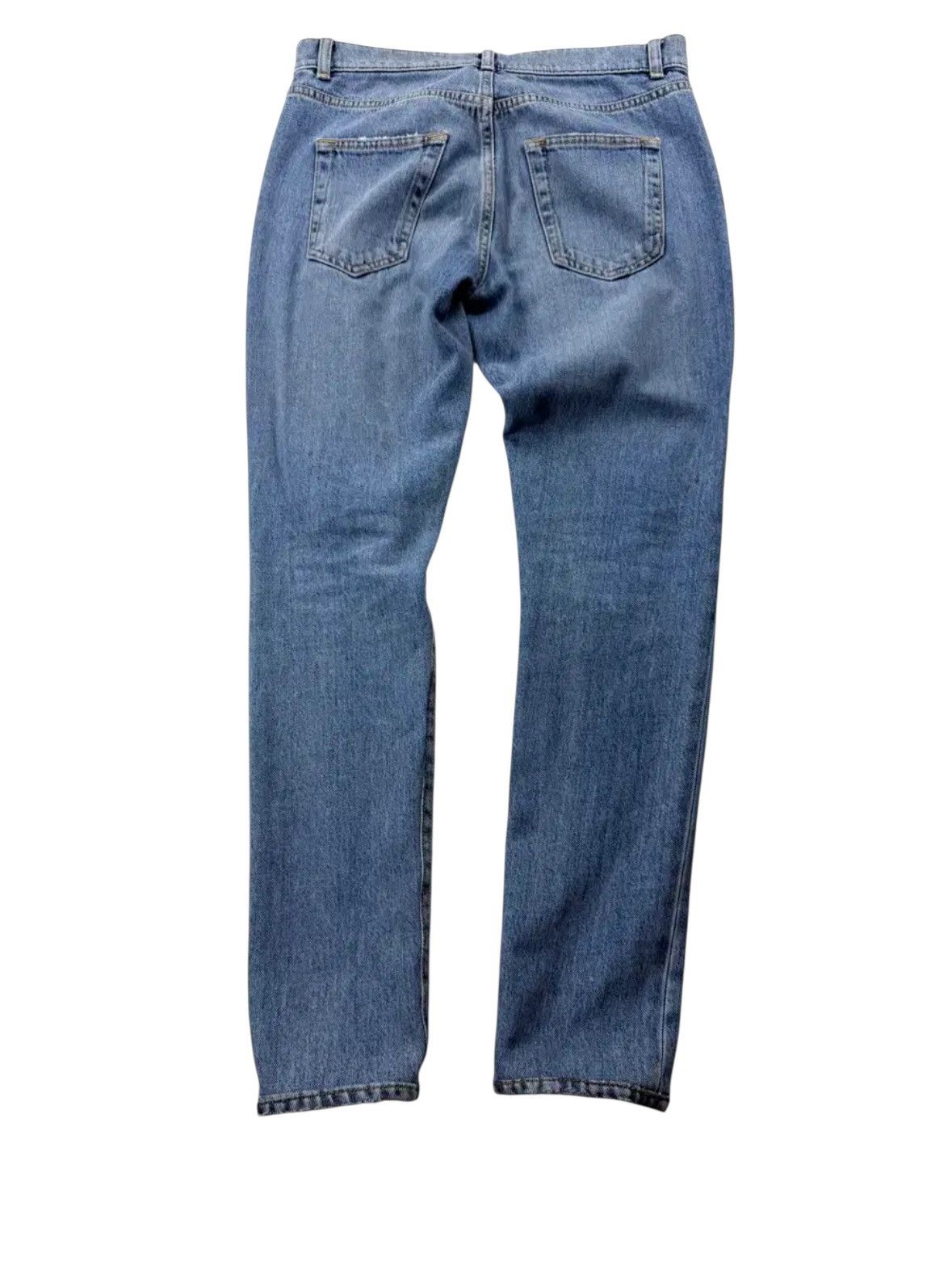 Saint Laurent Paris Saint Laurent D02 Hedi Slimane Distressed Denim Pants Size US 28 / EU 44 - 2 Thumbnail