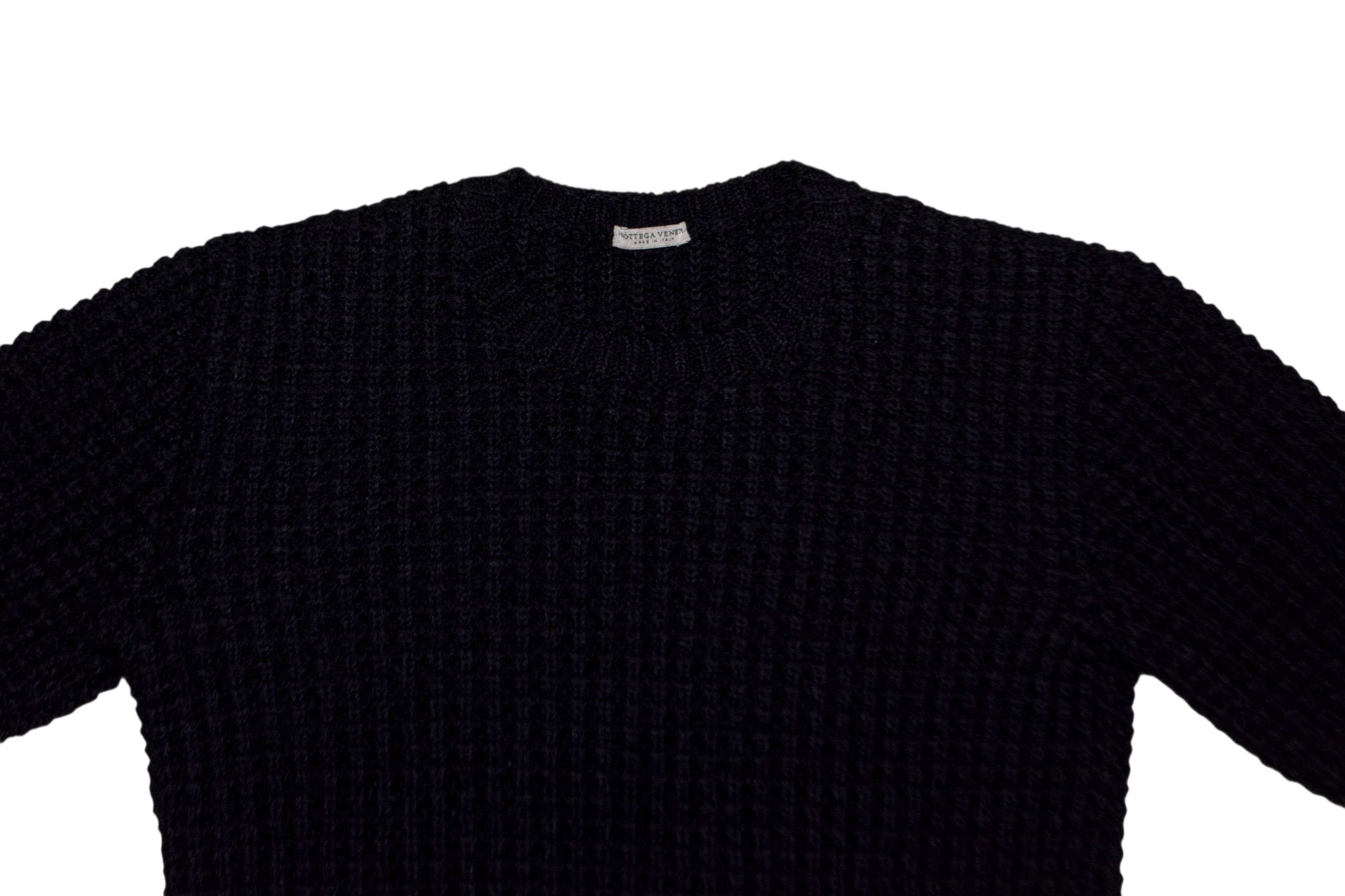 Bottega Veneta Bottega Veneta Runway Black Knit Sweater Small Size US S / EU 44-46 / 1 - 2 Thumbnail