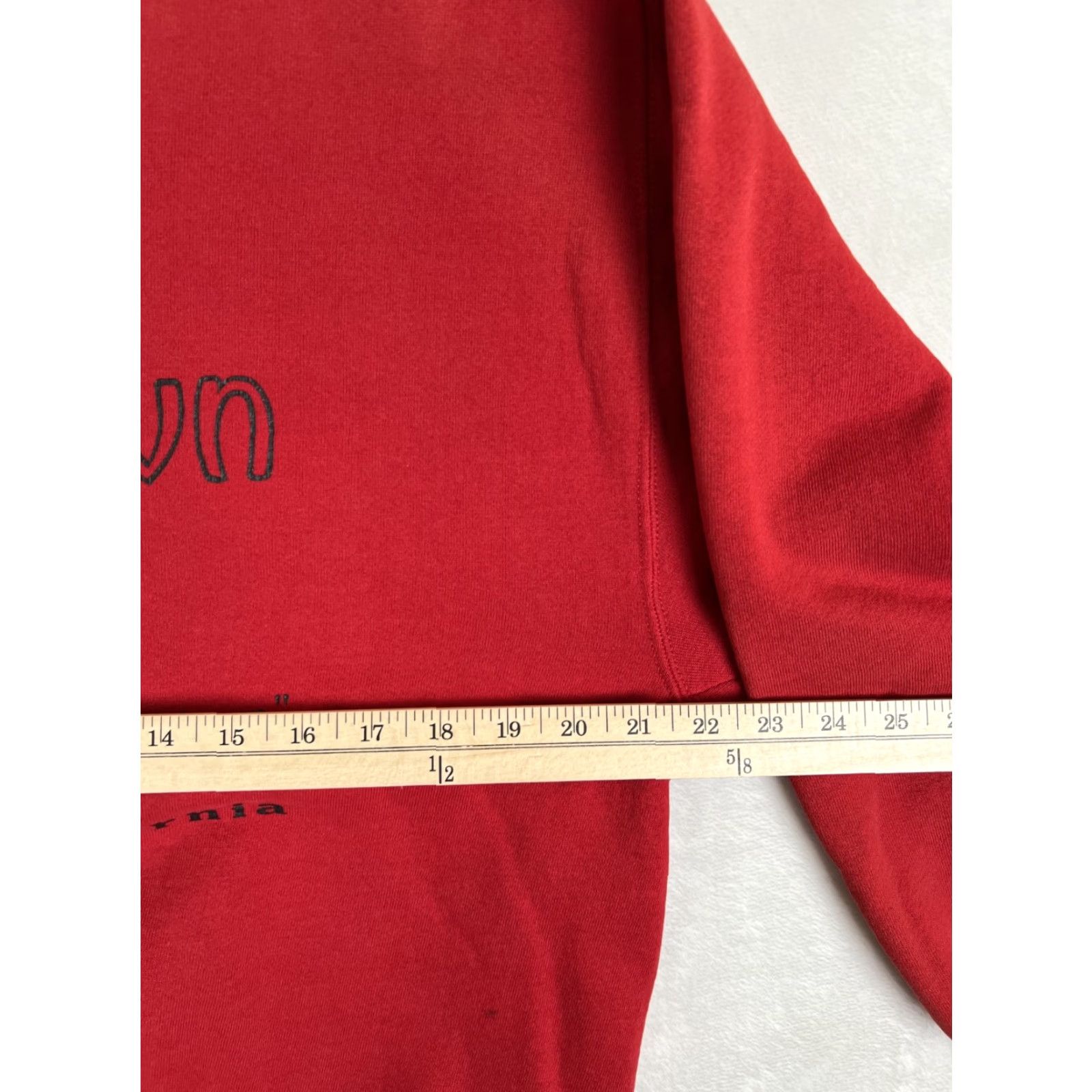 Jerzees VINTAGE Jerzees Sweatshirt Red 90s California USA Made Long Sleeve Crew Neck Fleece Size L Men Pullover Winter Fall Spring Beer Pattern Solid Size US L / EU 52-54 / 3 - 7 Thumbnail
