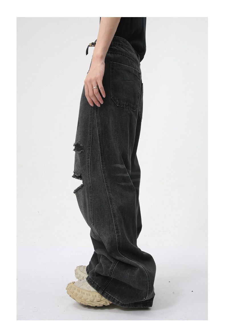Japanese Brand × Jean American street style distressed straight jeans trend Size US 34 / EU 50 - 6 Thumbnail