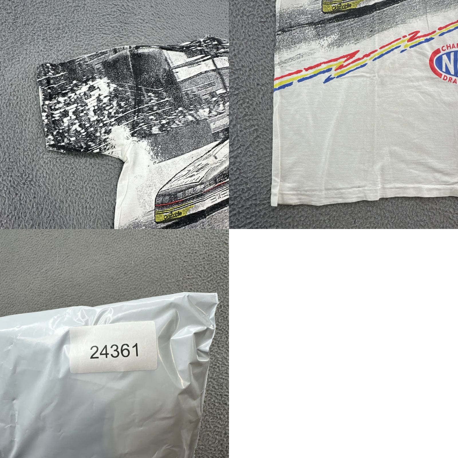 Vintage VINTAGE NHRA AOP Drag Racing T Shirt Sport Services White XL USA Mens, T-Shirt, Vintage 1990s, Single Stitch, X L Size US XL / EU 56 / 4 - 10 Thumbnail