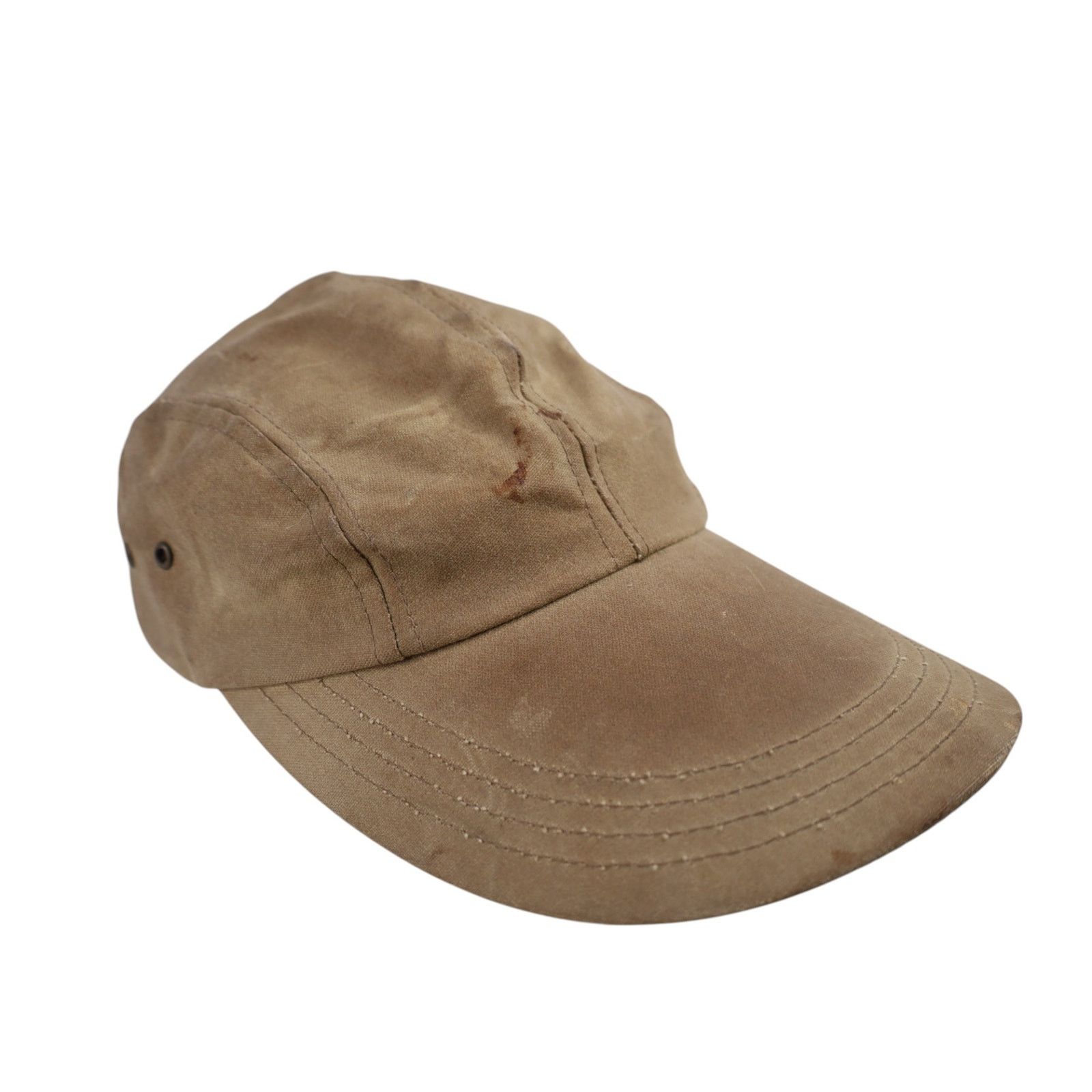 Filson × Vintage True Vintage C.C. Filson Long Bill Waxed Cotton 5 Panel Cap Size ONE SIZE - 3 Thumbnail