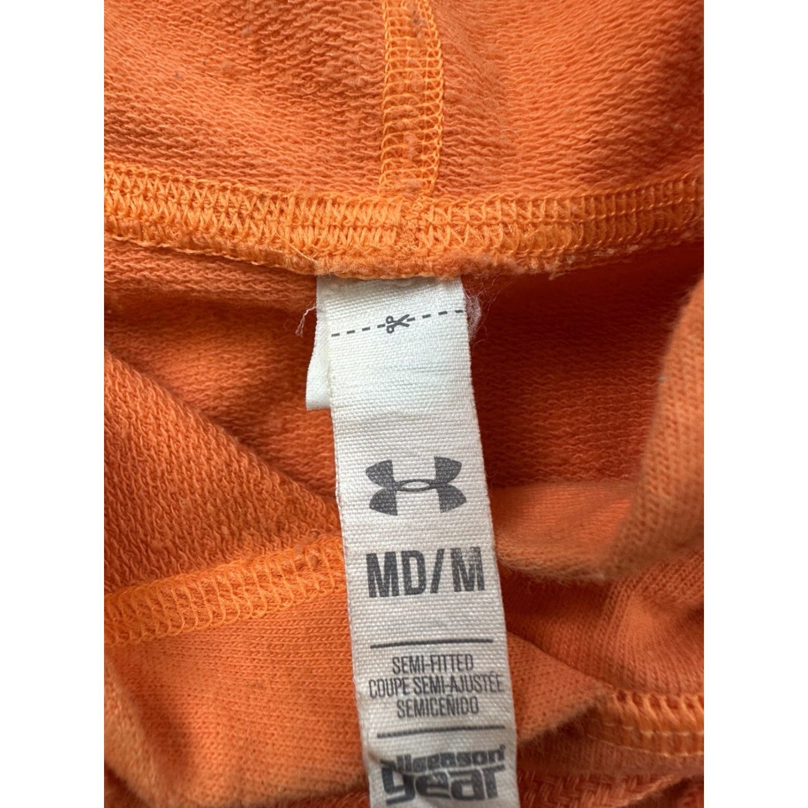 Under Armour Under Armour Hoodie Sweatshirt Womens M Orange Regular All Seasons Logo Hoodie Casual Activewear Women Size M / US 6-8 / IT 42-44 - 6 Thumbnail