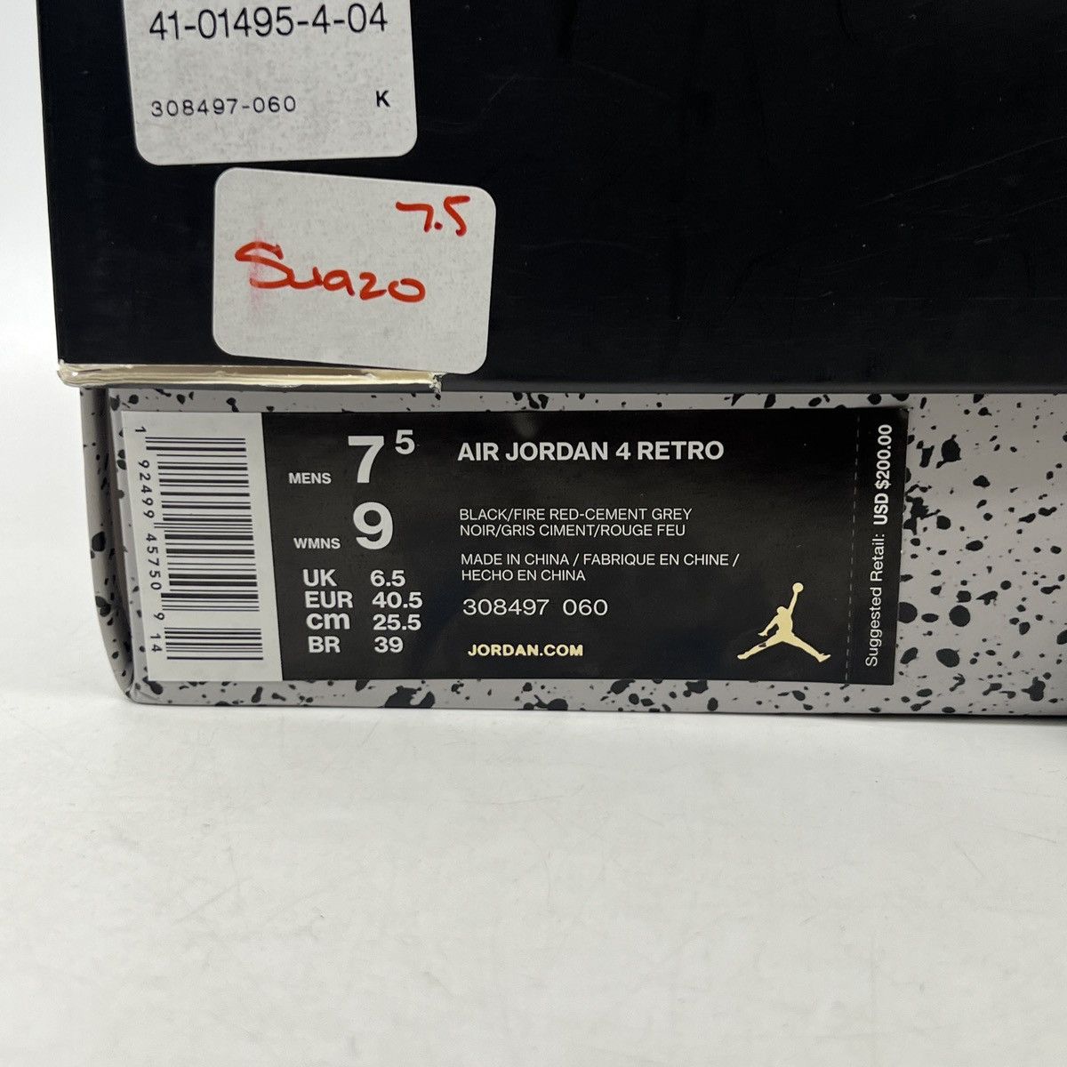 Jordan Brand Air Jordan 4 bred Size US 7.5 / EU 40-41 - 7 Thumbnail