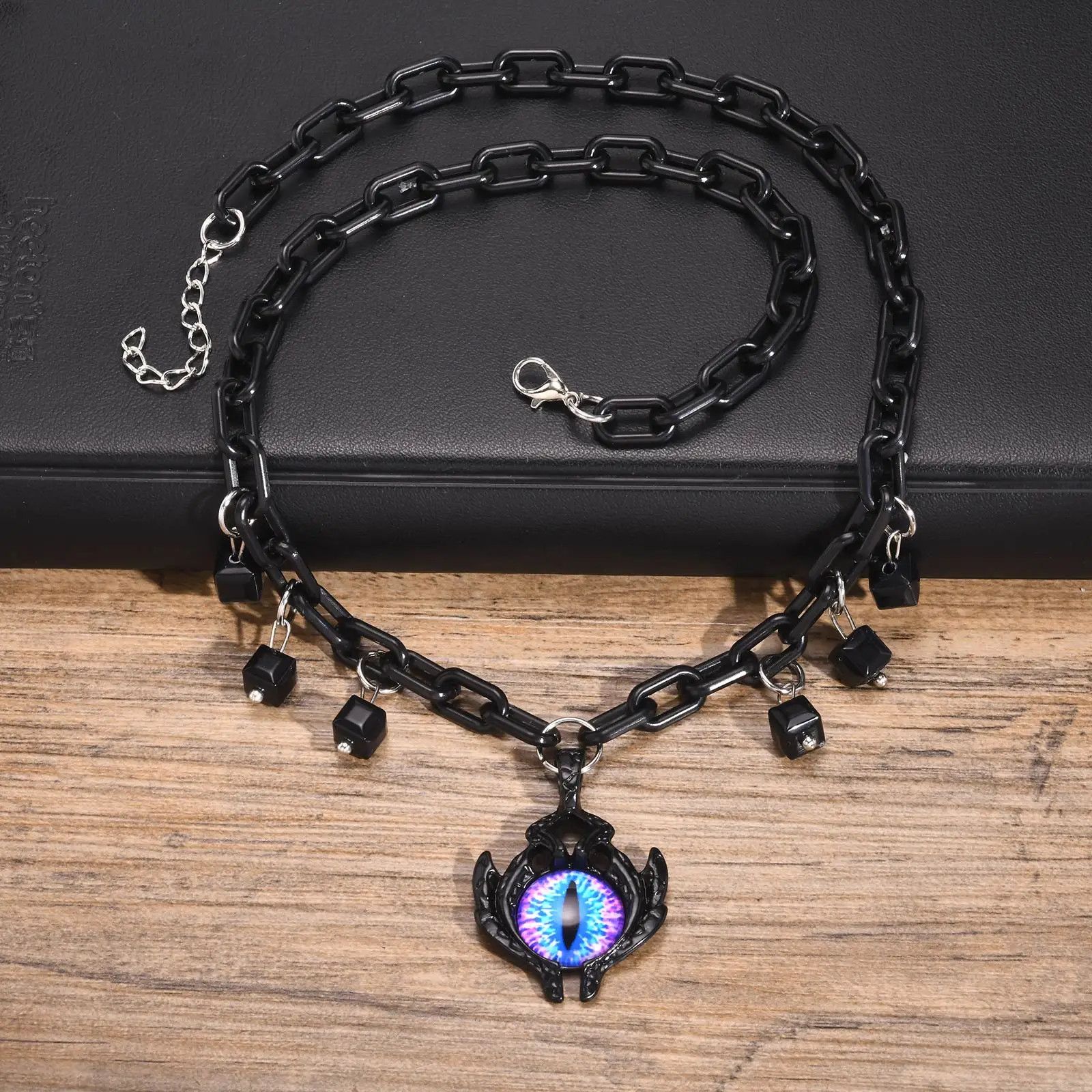 Jewelry Devil's Eye Pendant Necklace Size ONE SIZE - 3 Thumbnail