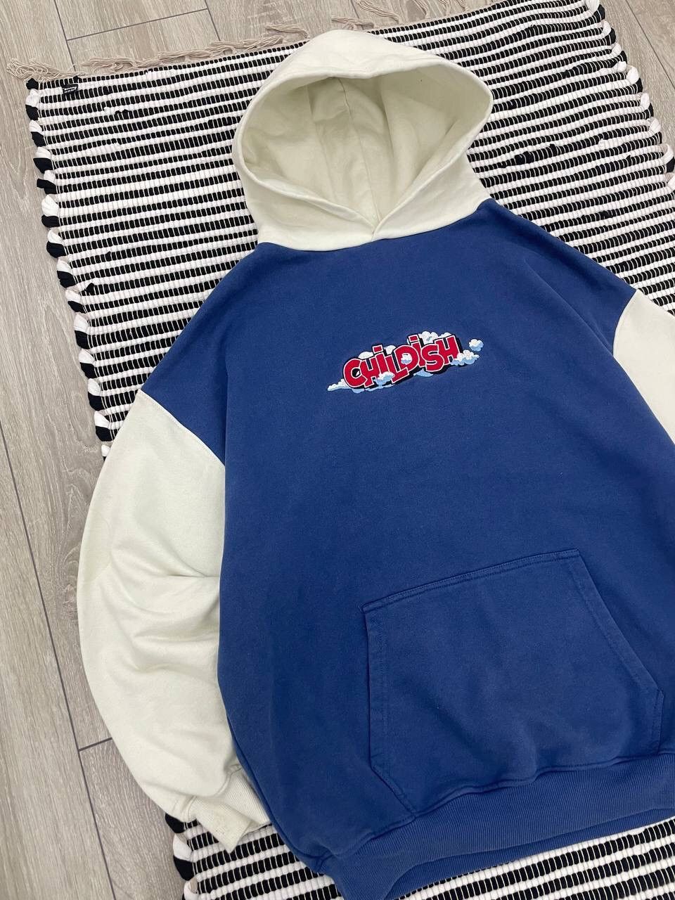 CHILDS × Japanese Brand × Vintage Vintage Childish Baggy Boxy Fit Hoodie Faded Y2K Size US M / EU 48-50 / 2 - 2 Thumbnail